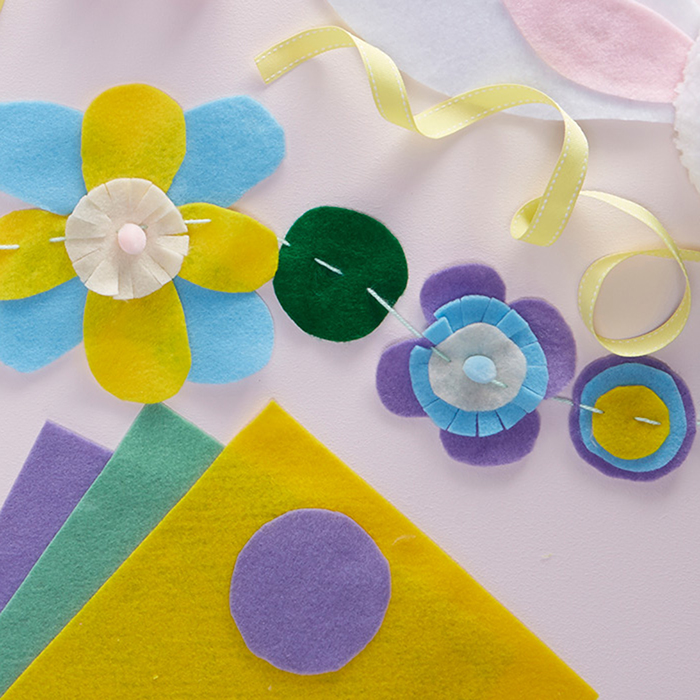 How to Make a Felt Flower Garland Hobbycraft