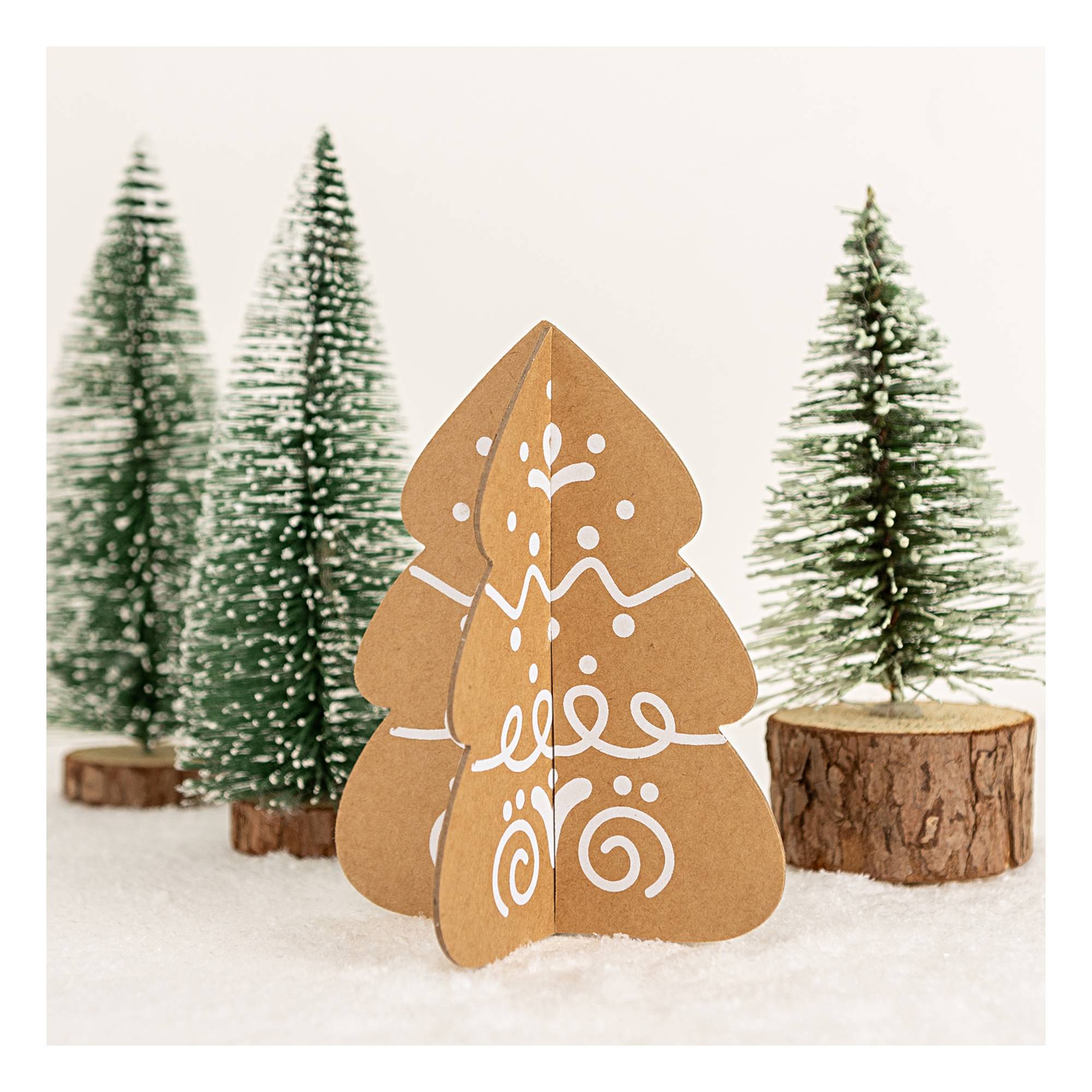 Kraft 3D Gingerbread Tree Hobbycraft