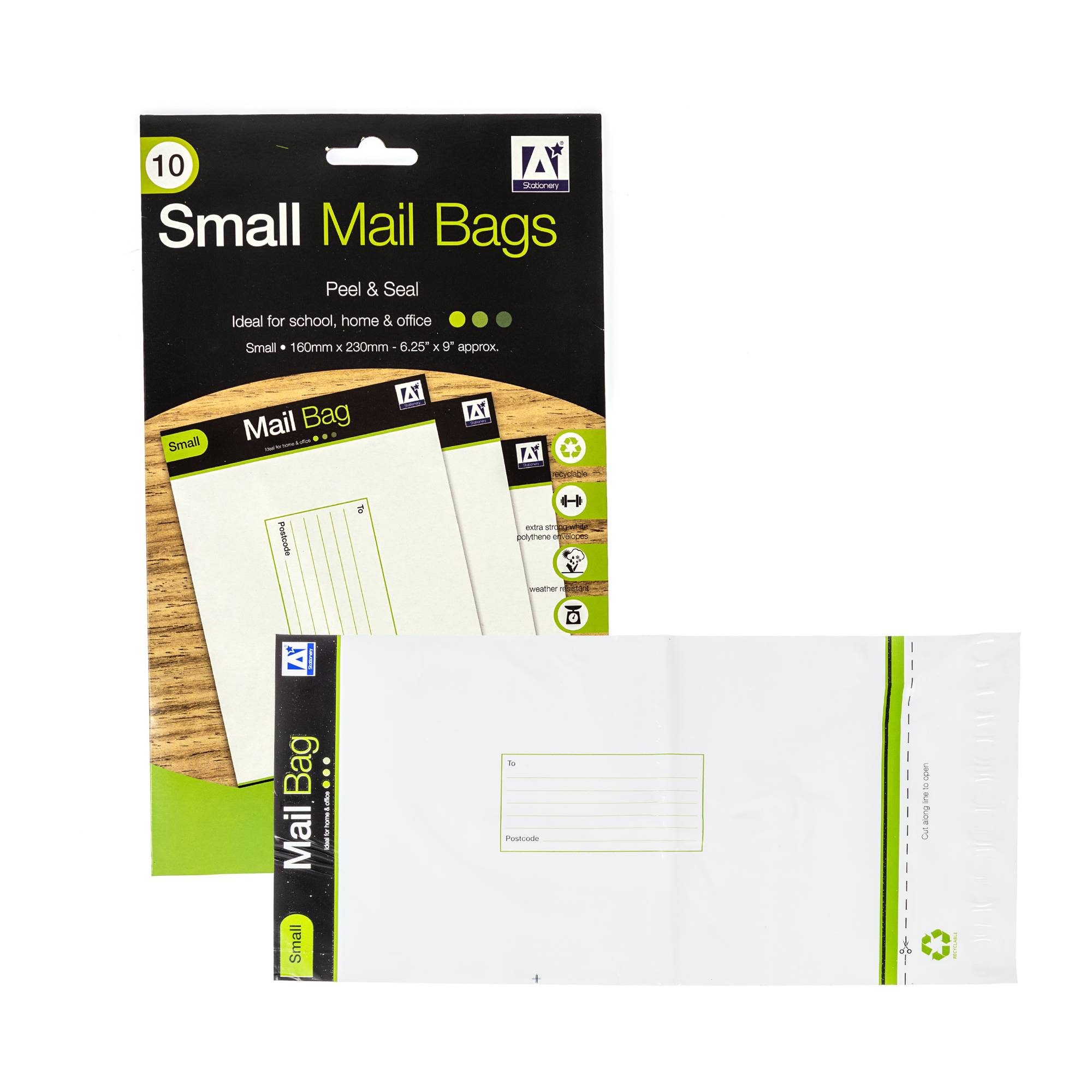 Small Mail Bags 10 Pack 