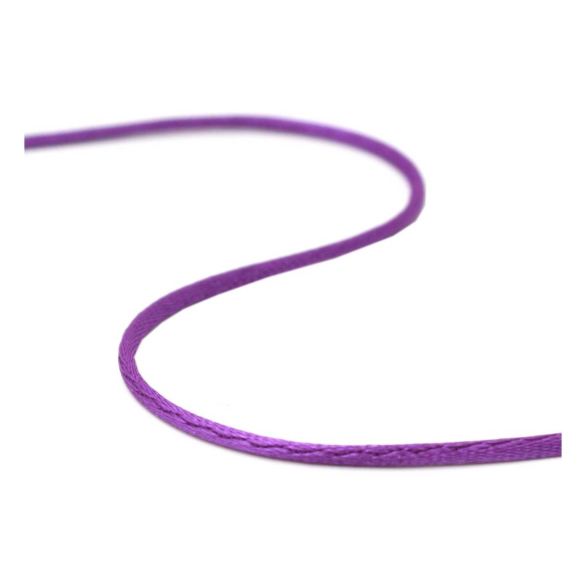 Purple Ribbon Knot Cord 2mm x 10m Hobbycraft
