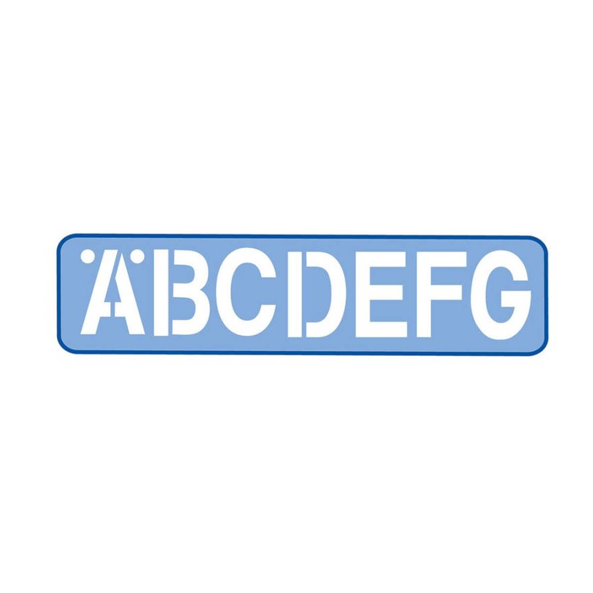 Helix Alphabet Stencil Set 75mm Hobbycraft