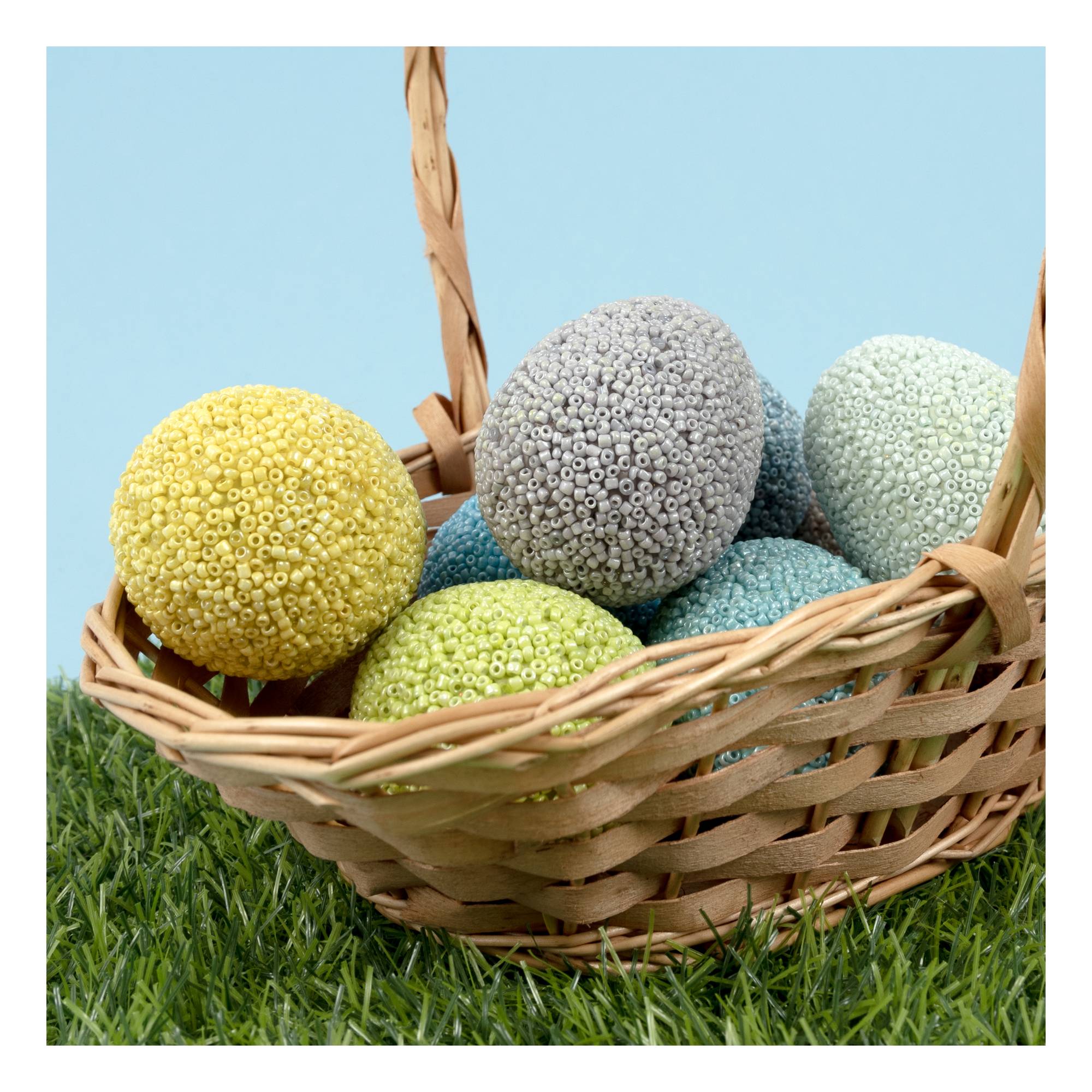 Beaded Egg Decorations 8 Pack Hobbycraft