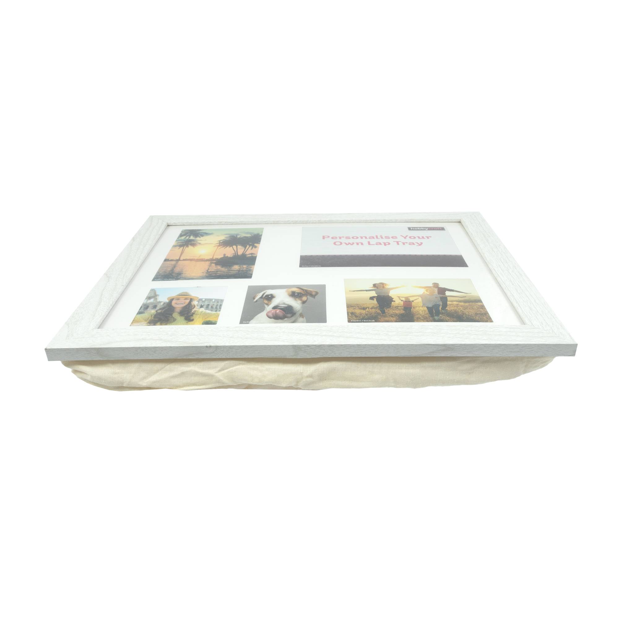 Personalisable White Lap Tray image number 3