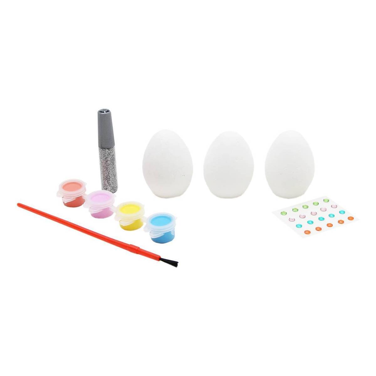 Paint Your Own Ceramic Egg Kit 3 Pack Hobbycraft