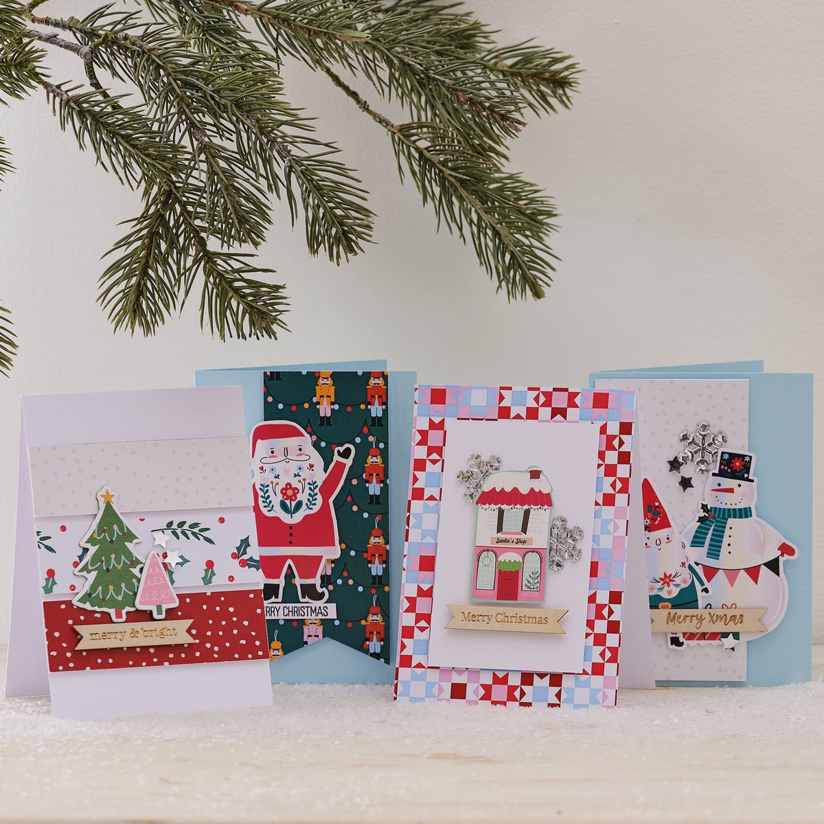 Papyrus Christmas Tree Card – Red, Green and Gold Trio (A Special Wish