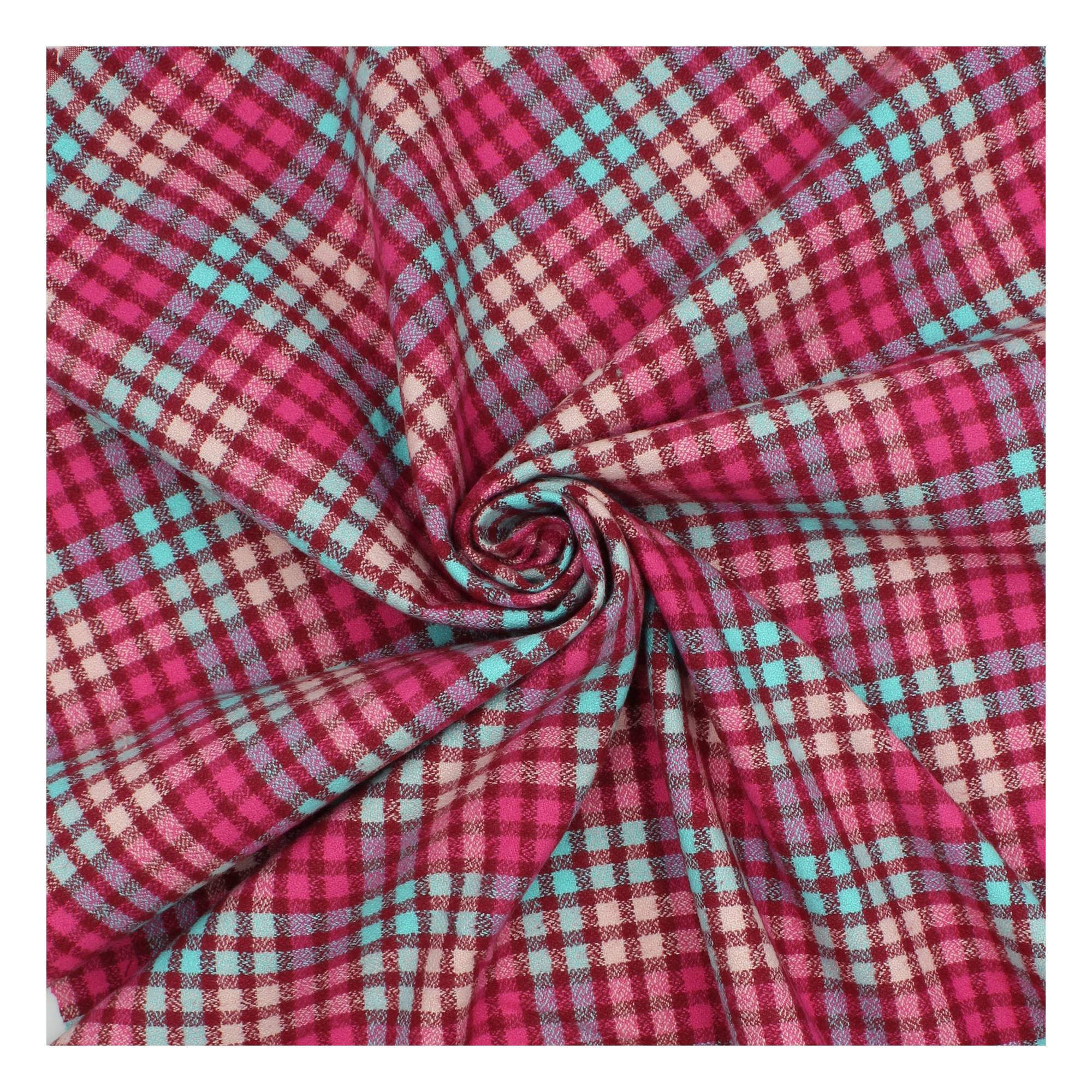 Robert Kaufman Azalea Heavy Flannel Cotton Fabric by the Metre | Hobbycraft