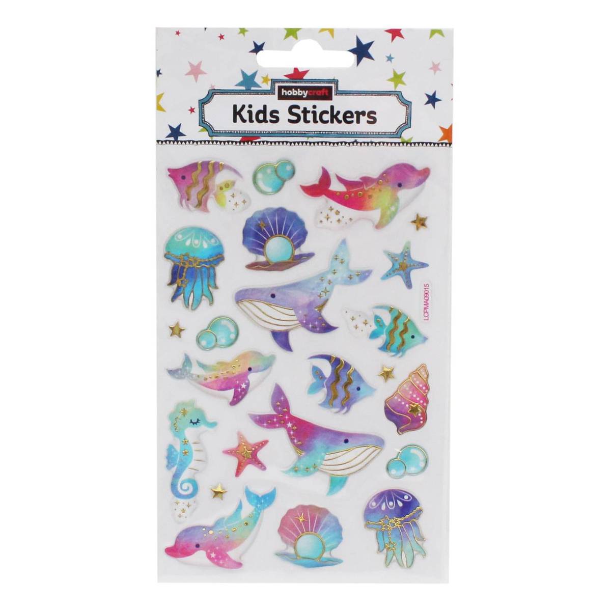 New SeaLife Puffy Stickers *Craft Projects*School Projects* X 3 Sheets 