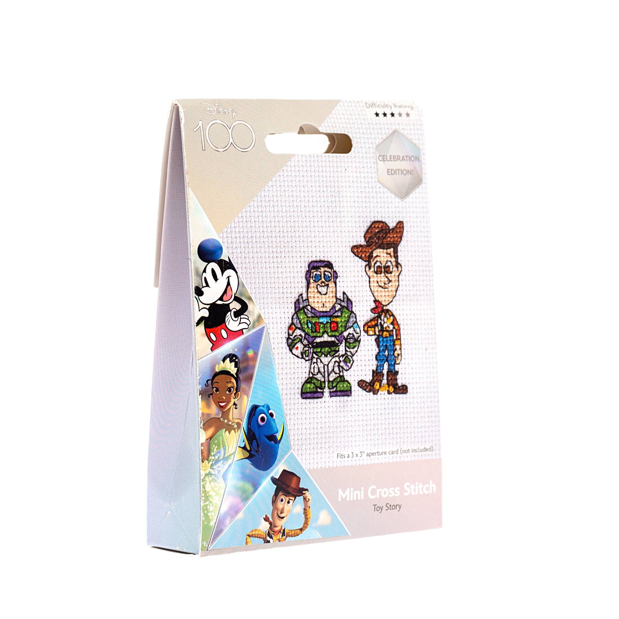 Disney 100 Toy Story Mini Cross Stitch Kit Hobbycraft