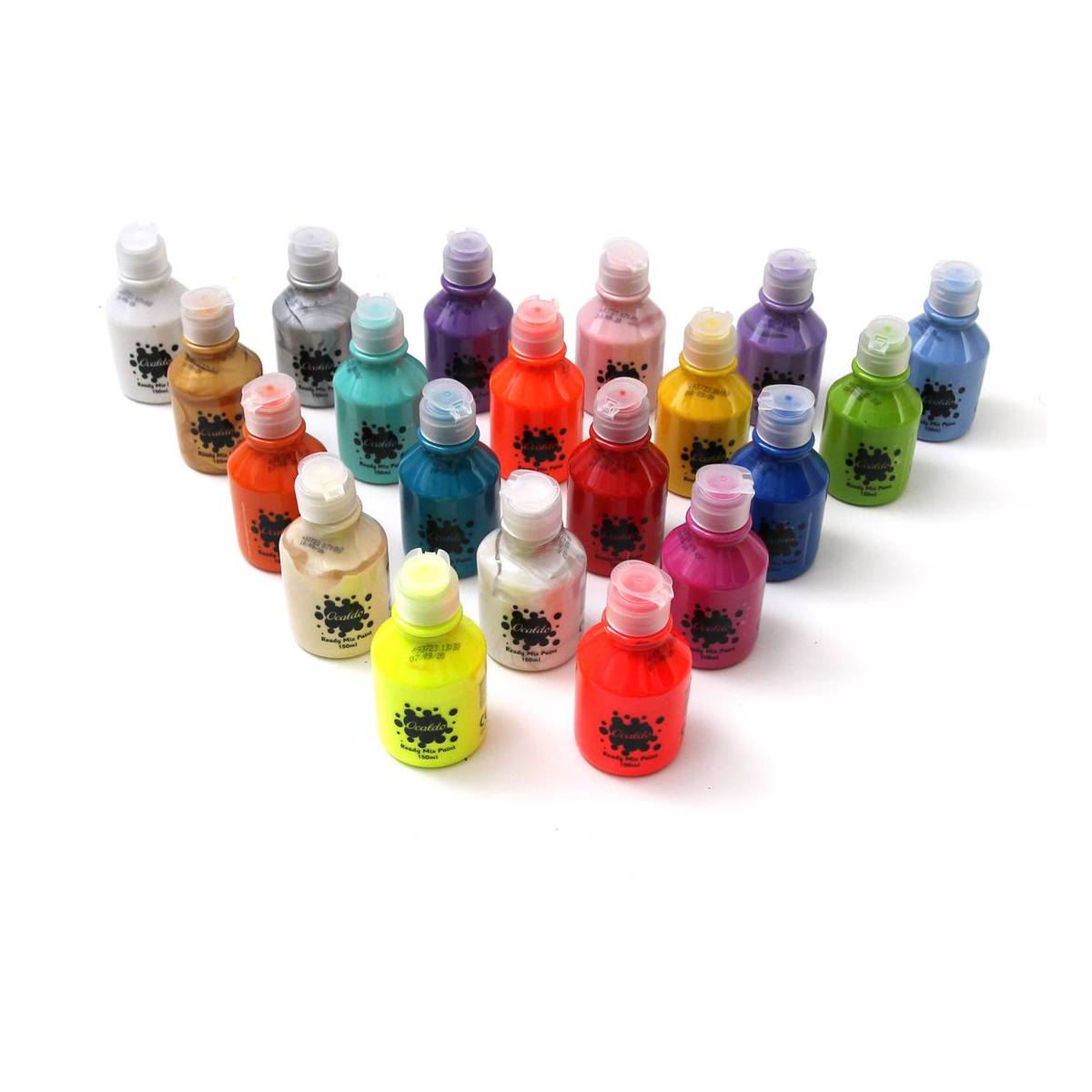 Bright Ready Mixed Paint 150ml 20 Pack Hobbycraft
