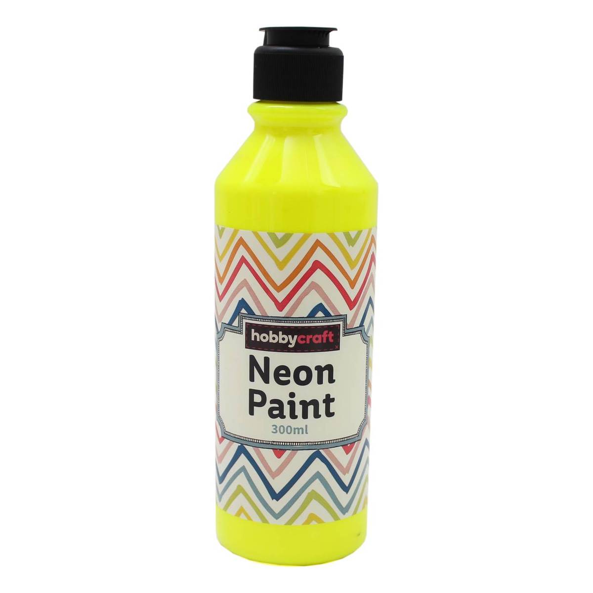 Yellow Neon Paint 300ml Hobbycraft
