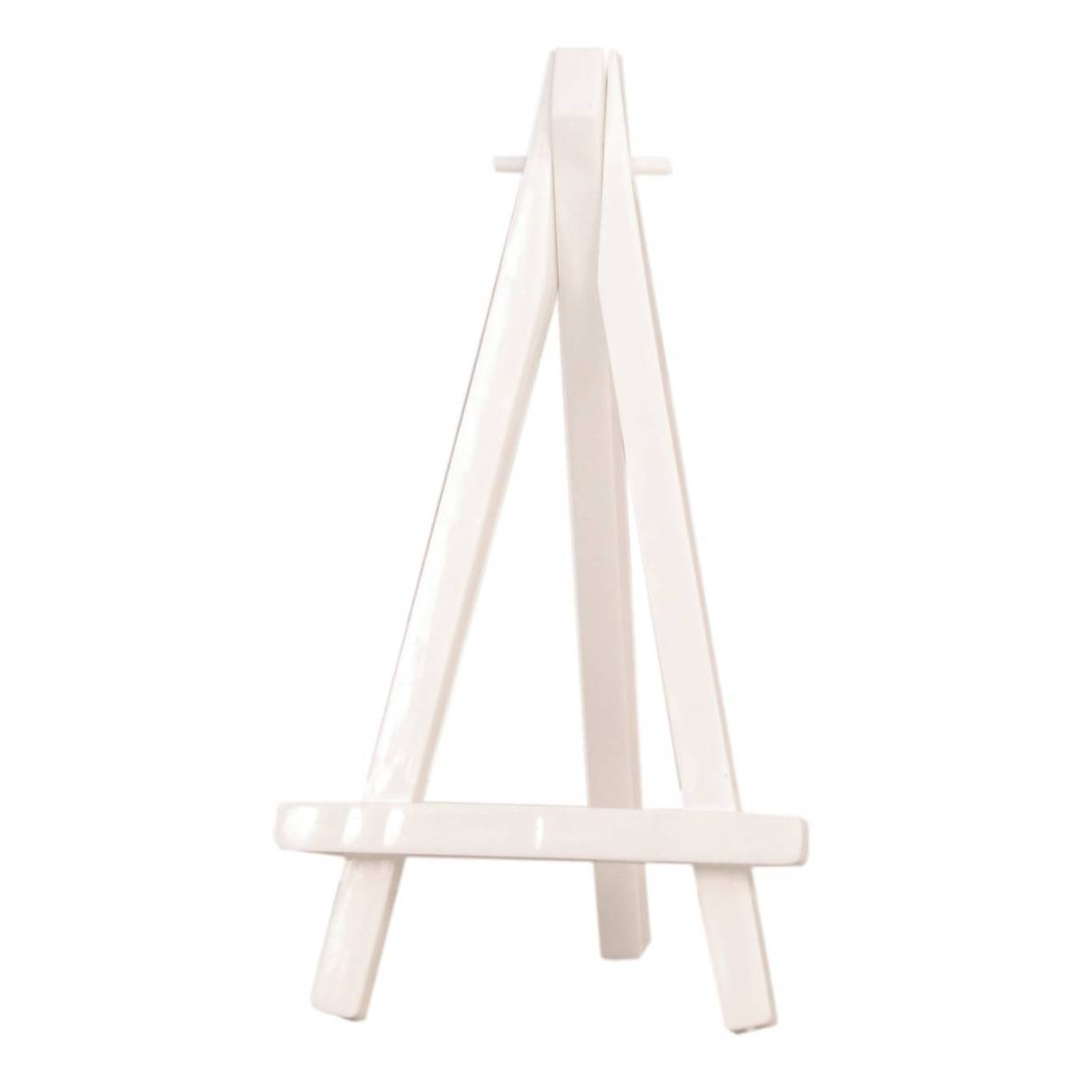 White Plastic Mini Easel 15cm x 8cm x 8.5cm Hobbycraft