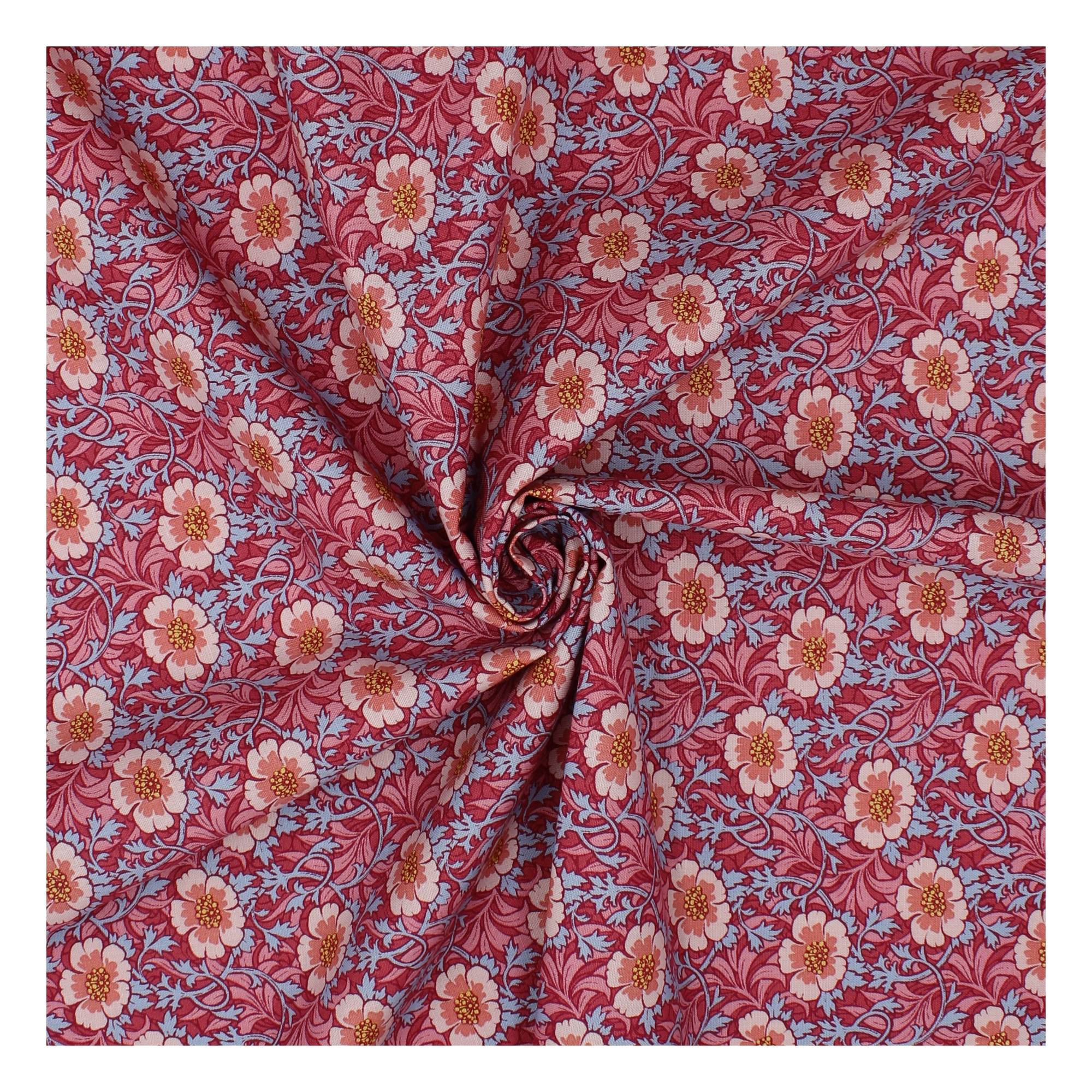 Tilda Hibernation Winter Rose Hibiscus Fabric by the Metre | Hobbycraft