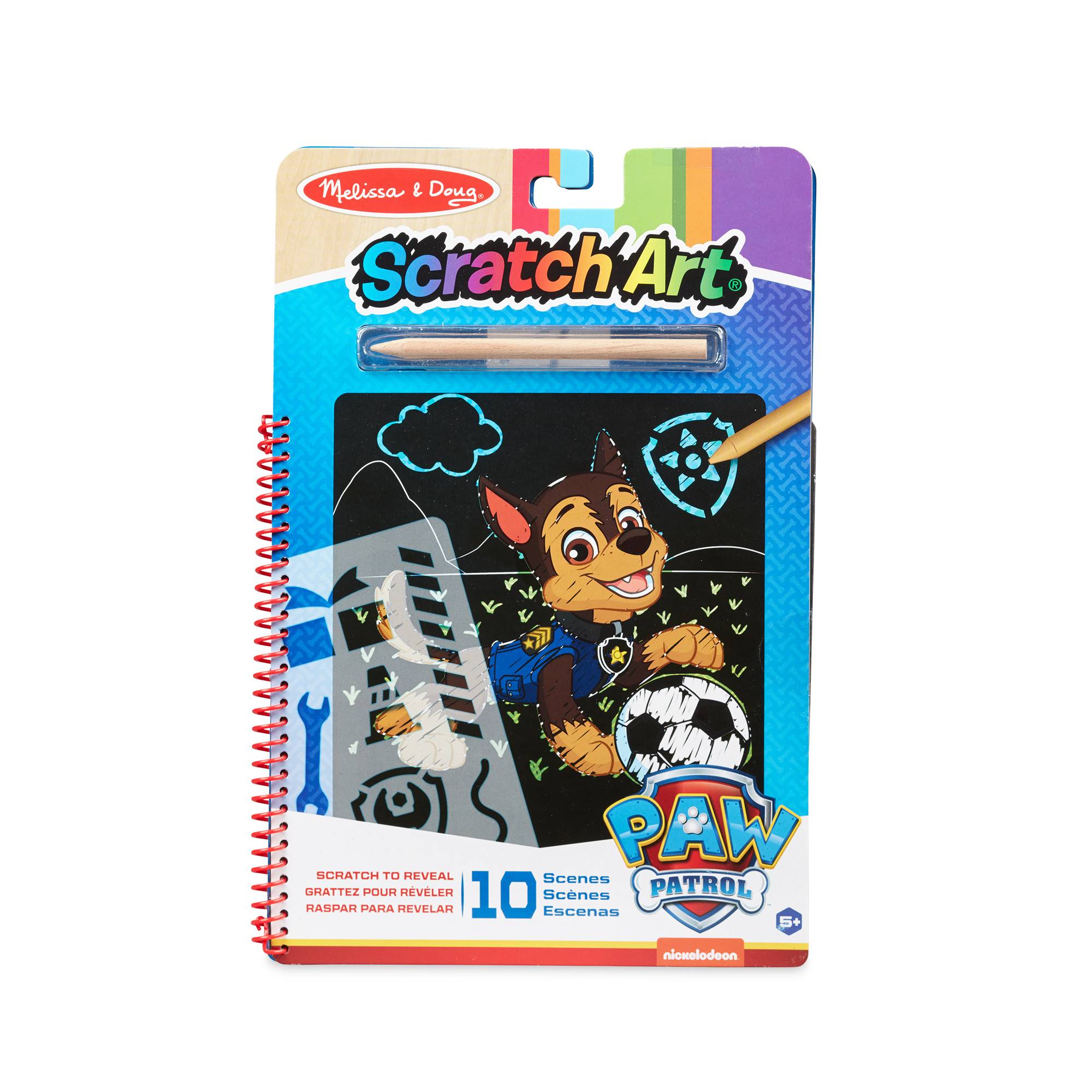 Melissa & Doug Paw Patrol Chase Scratch Art Activity Pad Hobbycraft