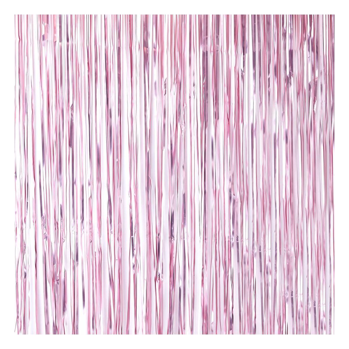 Ginger Ray Twinkle Twinkle Pink Fringe Curtain 1 x 2.2m