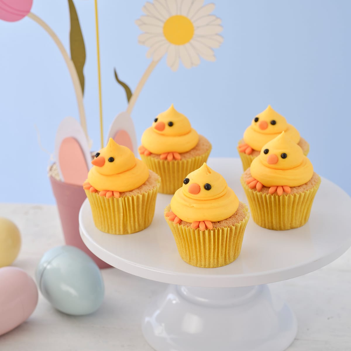 Cute Easter Chick Cupcake Recipe | Hobbycraft