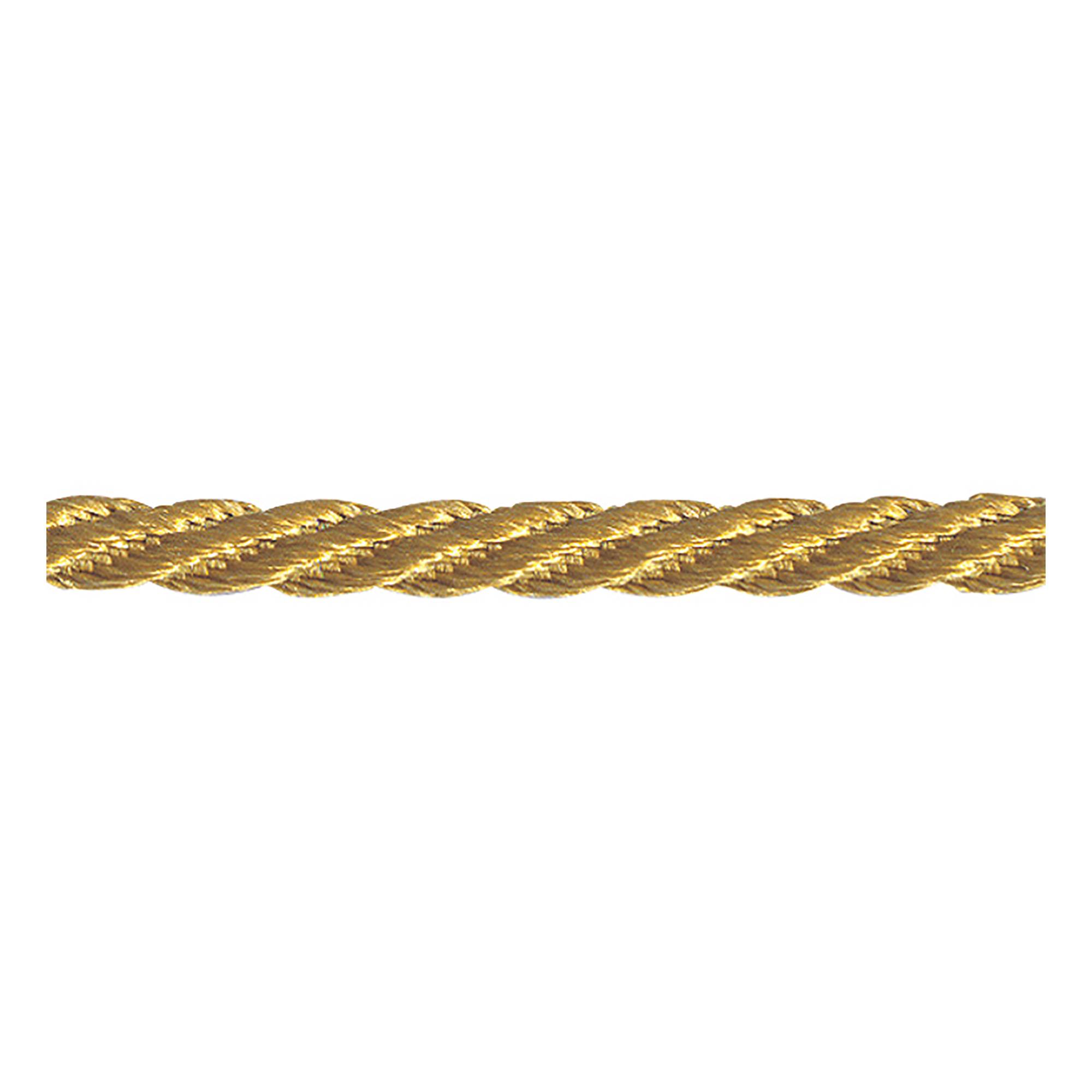 Berisfords Honey Gold Barley Twist Rope by the Metre