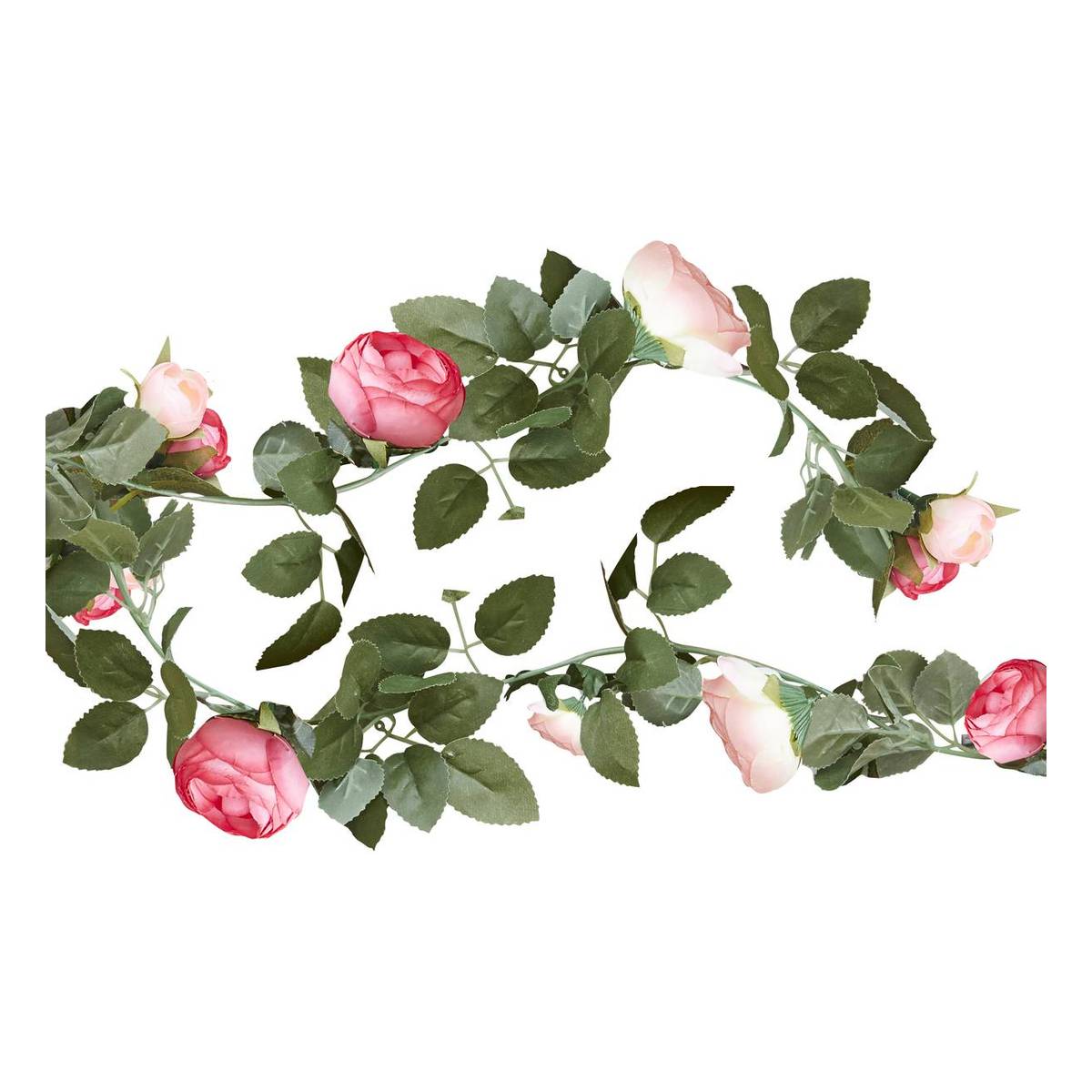 Ginger Ray Pink Floral Garland 1.9m Hobbycraft
