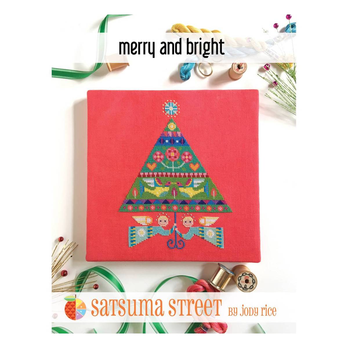 Satsuma Street Merry and Bright Cross Stitch Chart Hobbycraft
