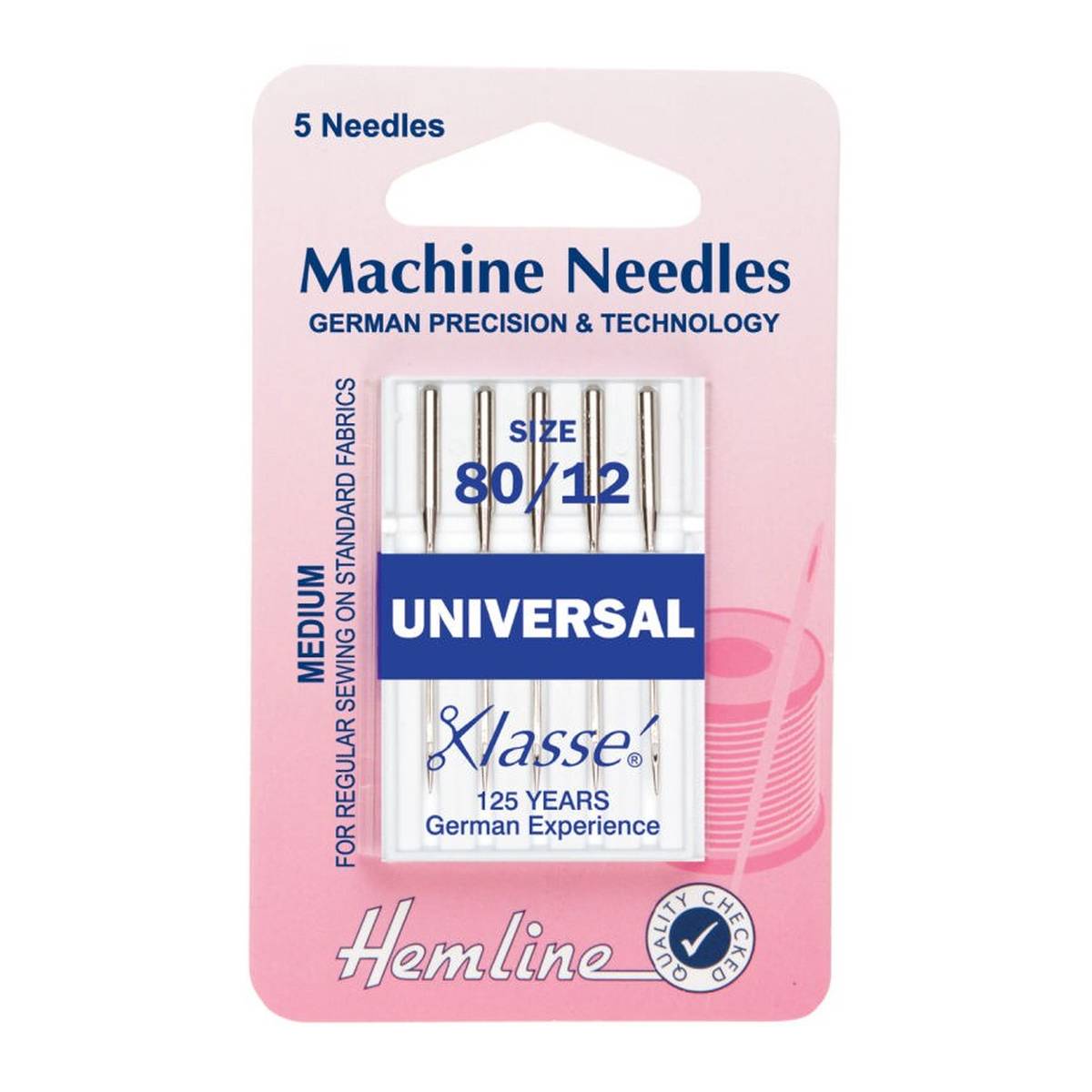 Hemline Size 80 Machine Needle 5 Pack Hobbycraft