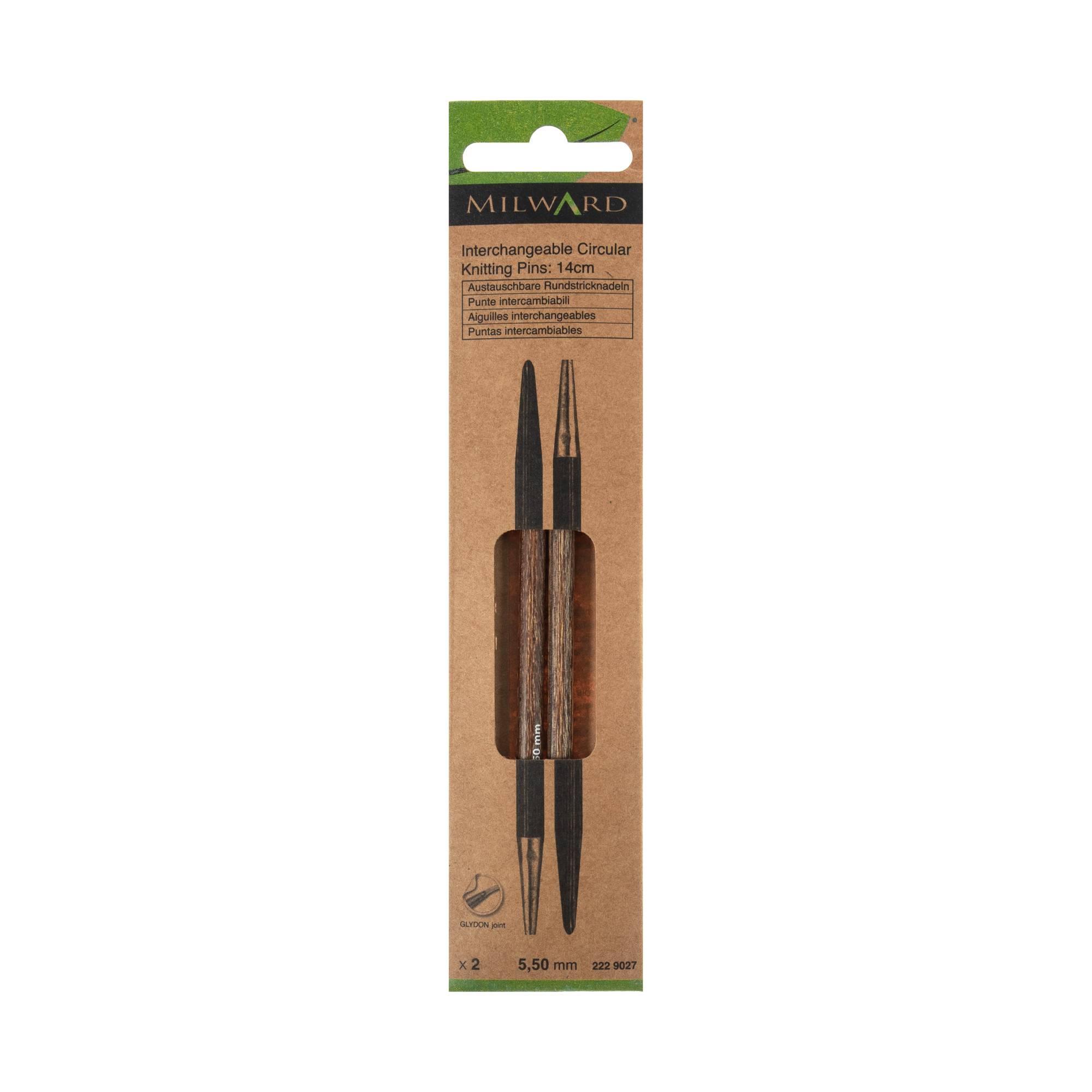 Milward 5.5mm Circular Interchangeable Knitting Needles Hobbycraft