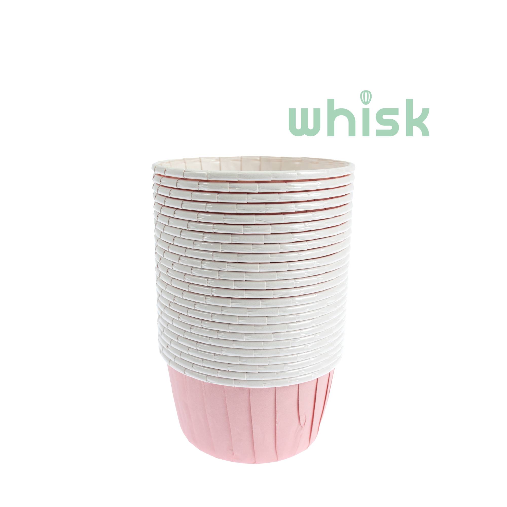 Whisk Pink Baking Cups 24 Pack