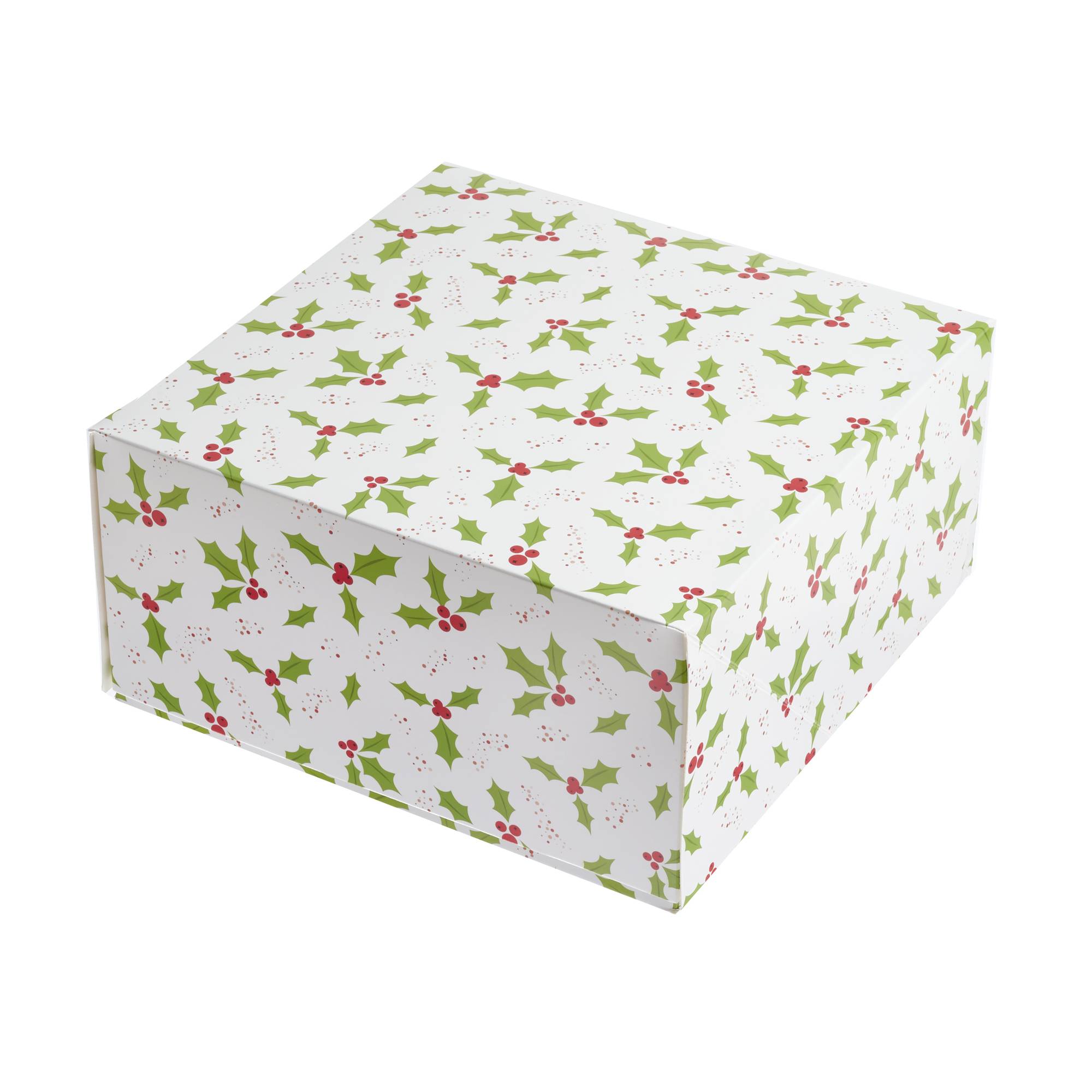 Christmas Holly Cake Box 10 Inches Hobbycraft