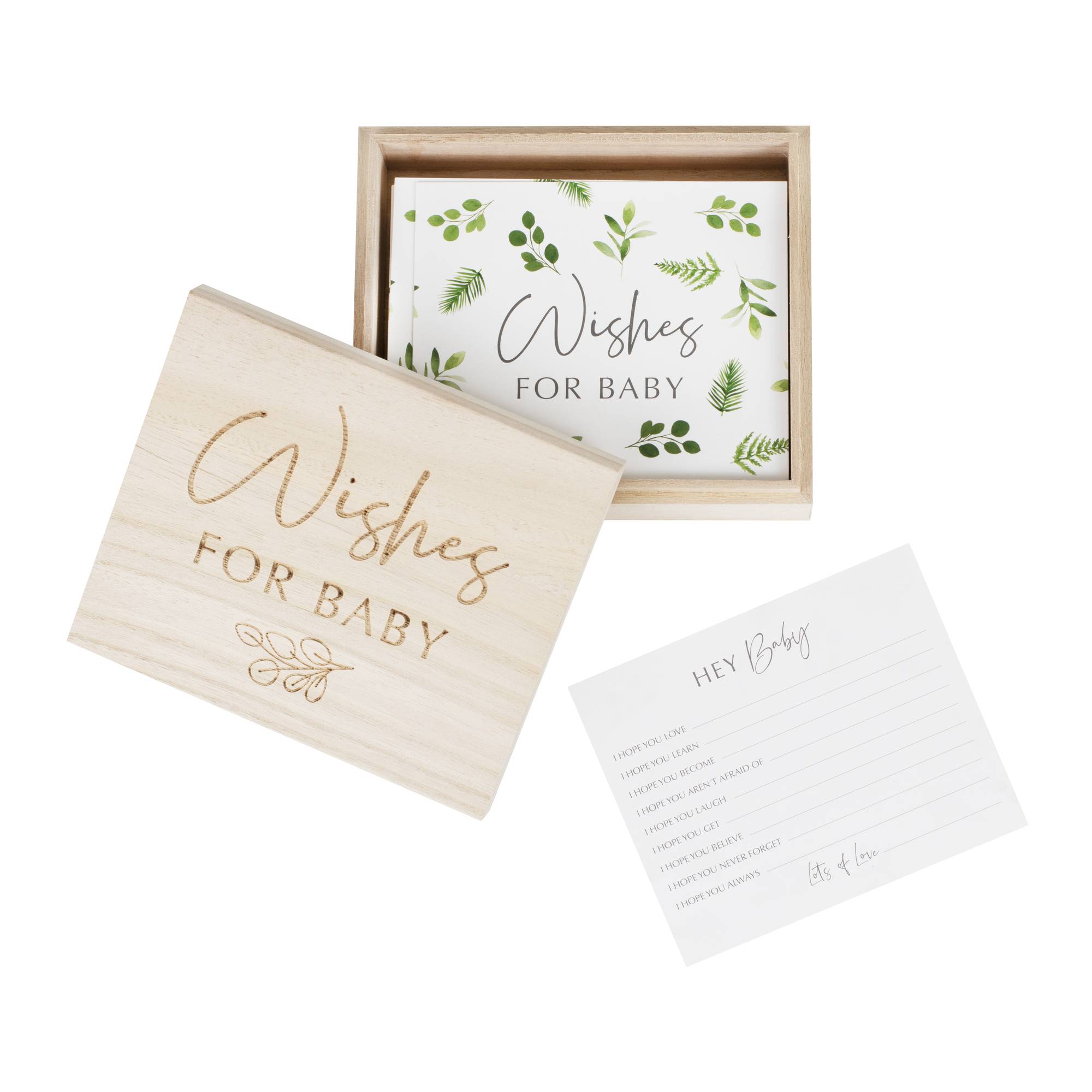 Ginger Ray Botanical Baby Shower Advice Cards 50 Pack Hobbycraft