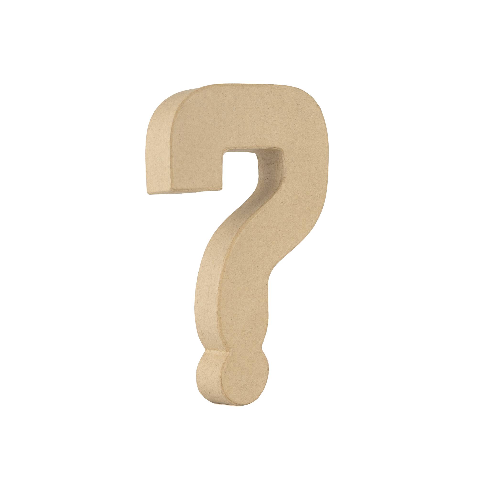 Mache Question Mark 20cm Hobbycraft