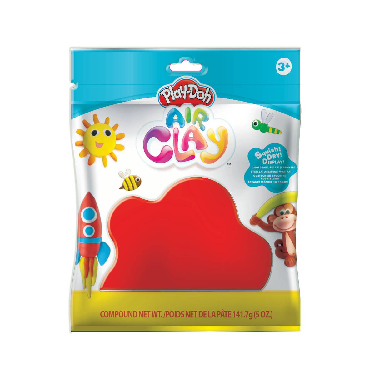 PlayDoh Red Air Clay 141g Hobbycraft