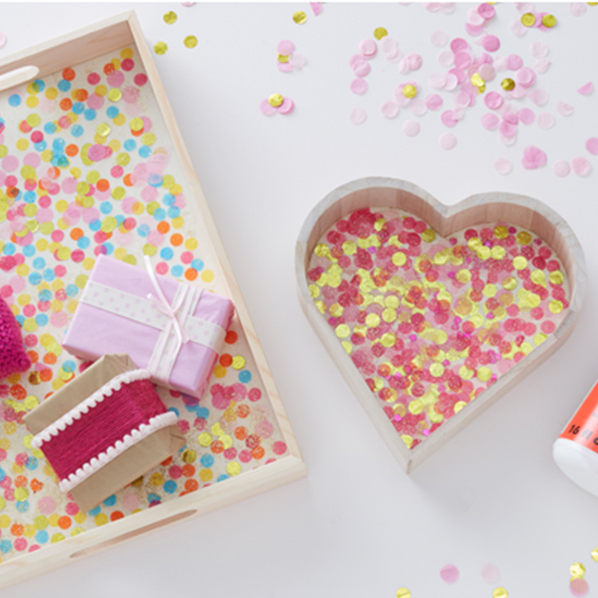 How to Make a Confetti Tray Hobbycraft