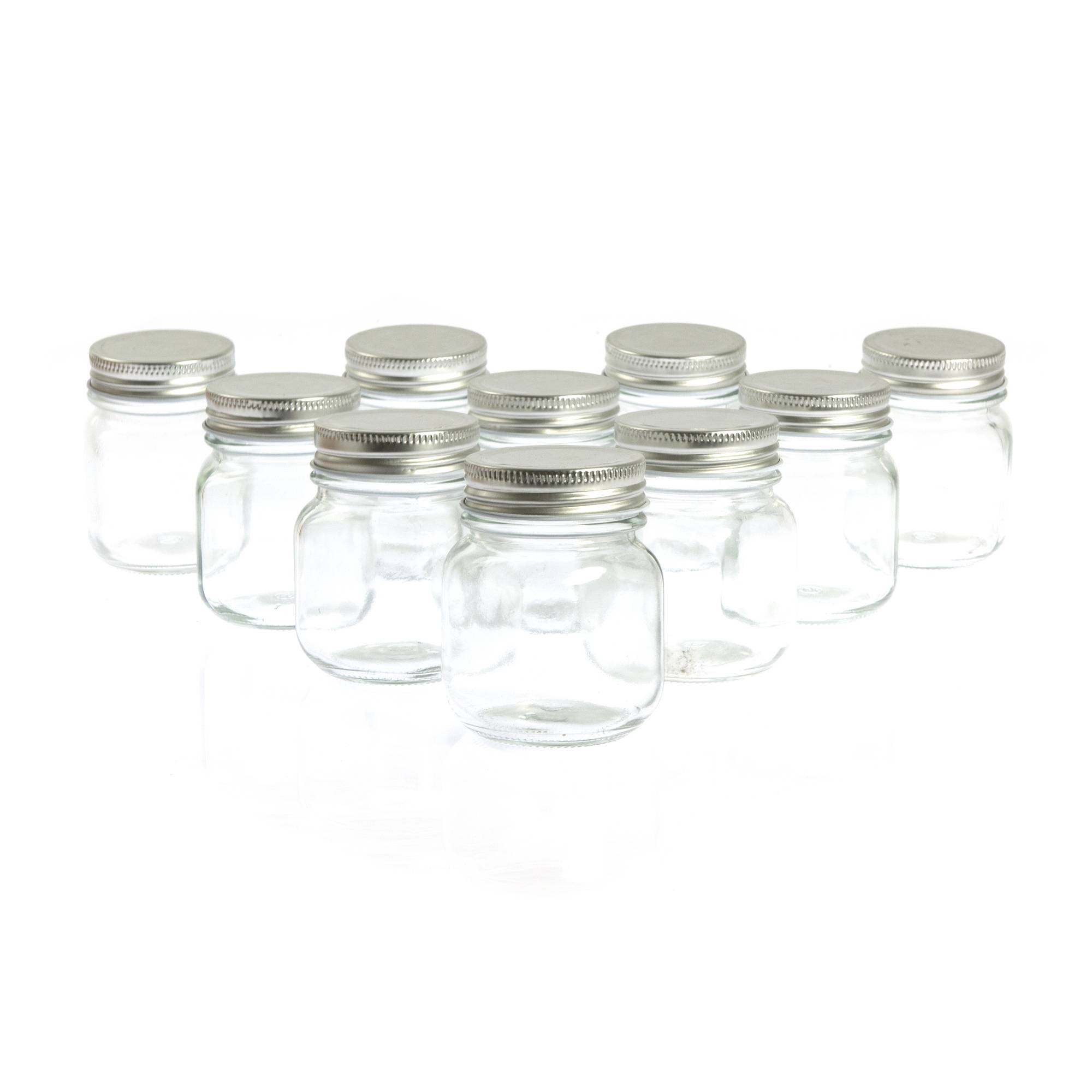 Clear Mini Glass Jars 155ml 10 Pack Hobbycraft
