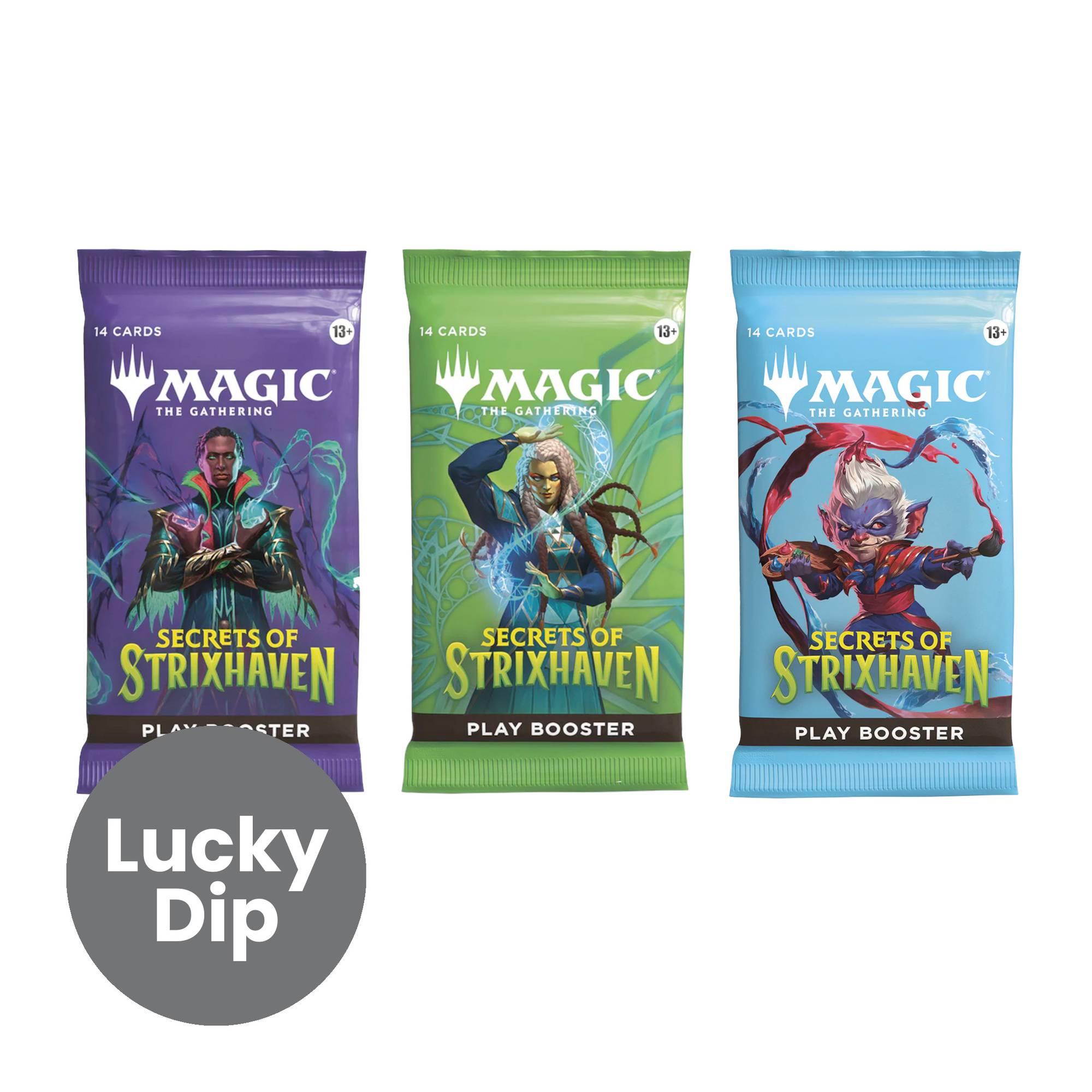 Assorted Magic: The Gathering Secrets of Strixhaven Play Booster
