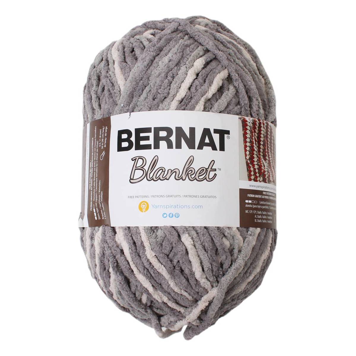 Bernat Silver Steel Home Blanket Yarn 300g Hobbycraft