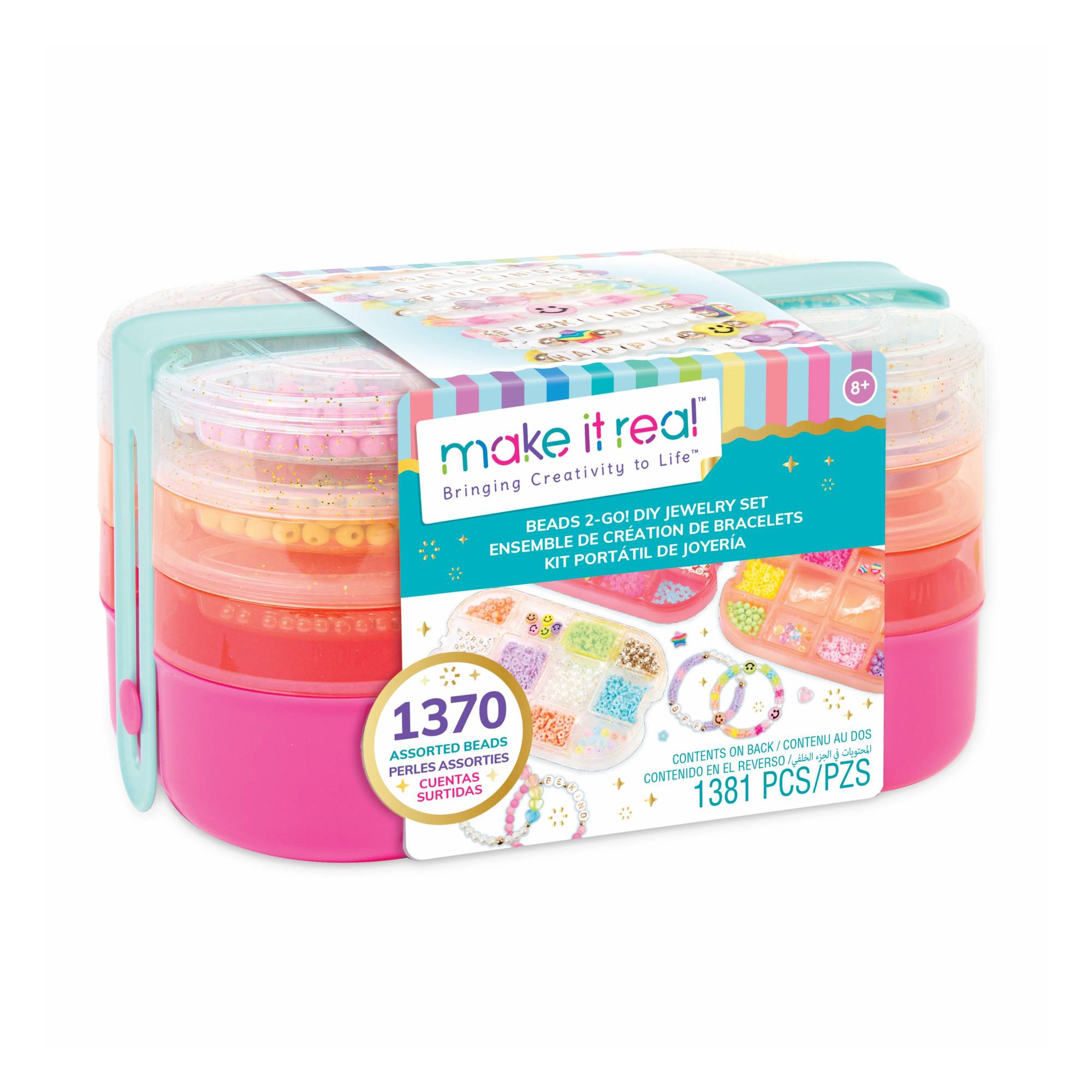 Make It Real Beads 2-Go DIY Jewellery Set Hobbycraft