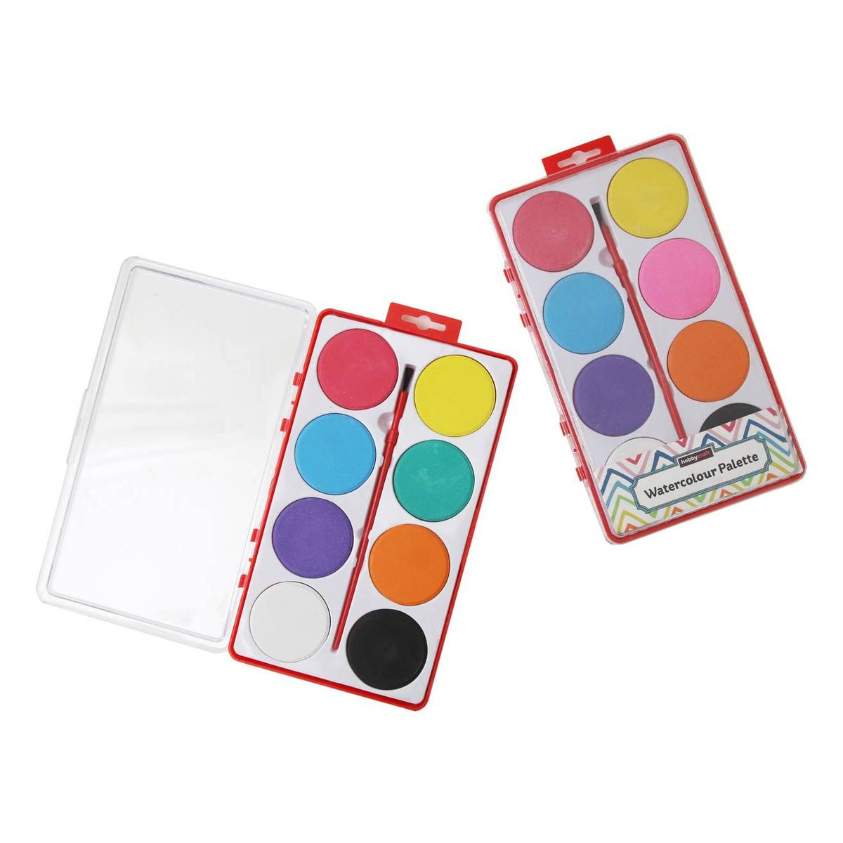 Watercolour Palette 8 Pack Hobbycraft