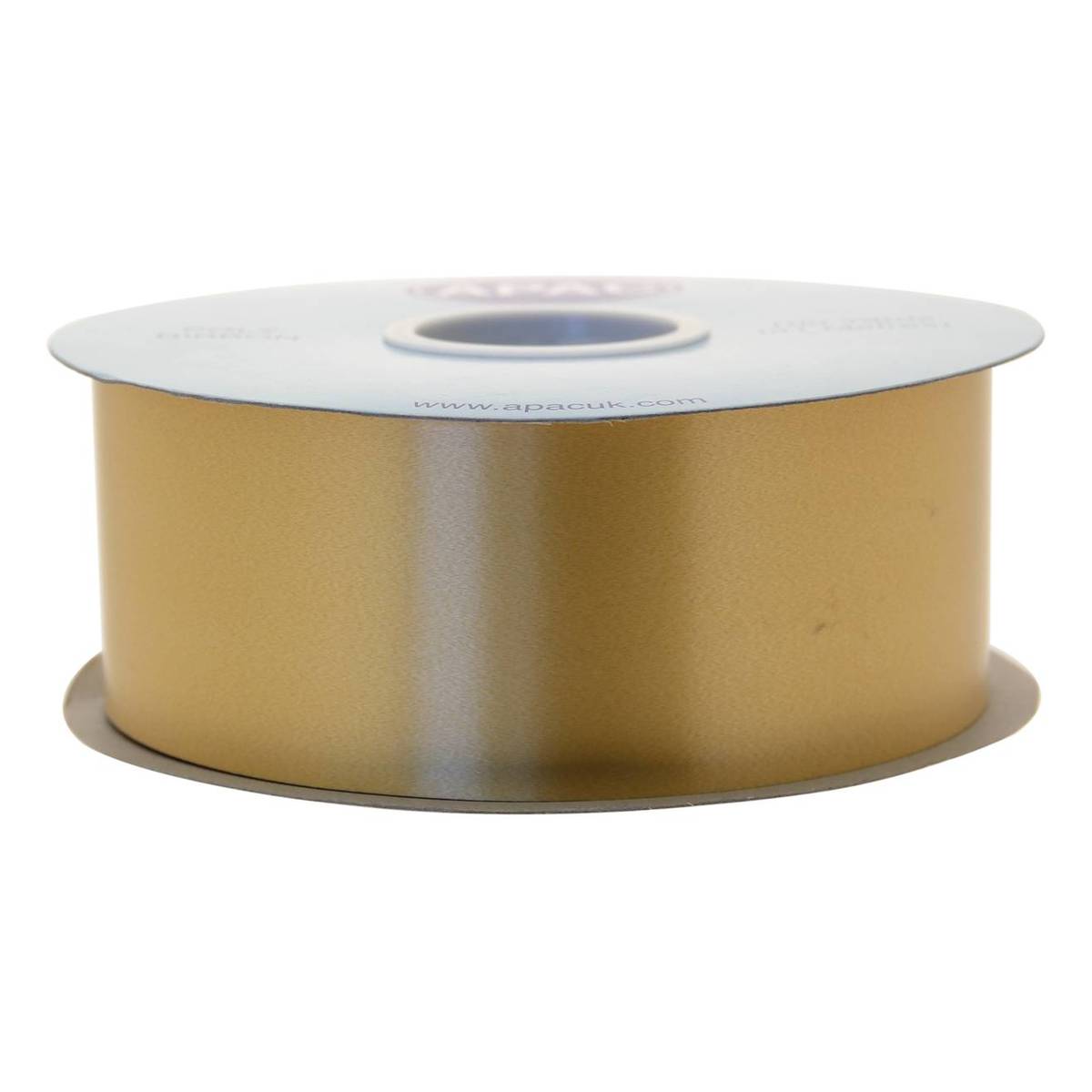 Gold Poly Ribbon 5cm x 91m Hobbycraft