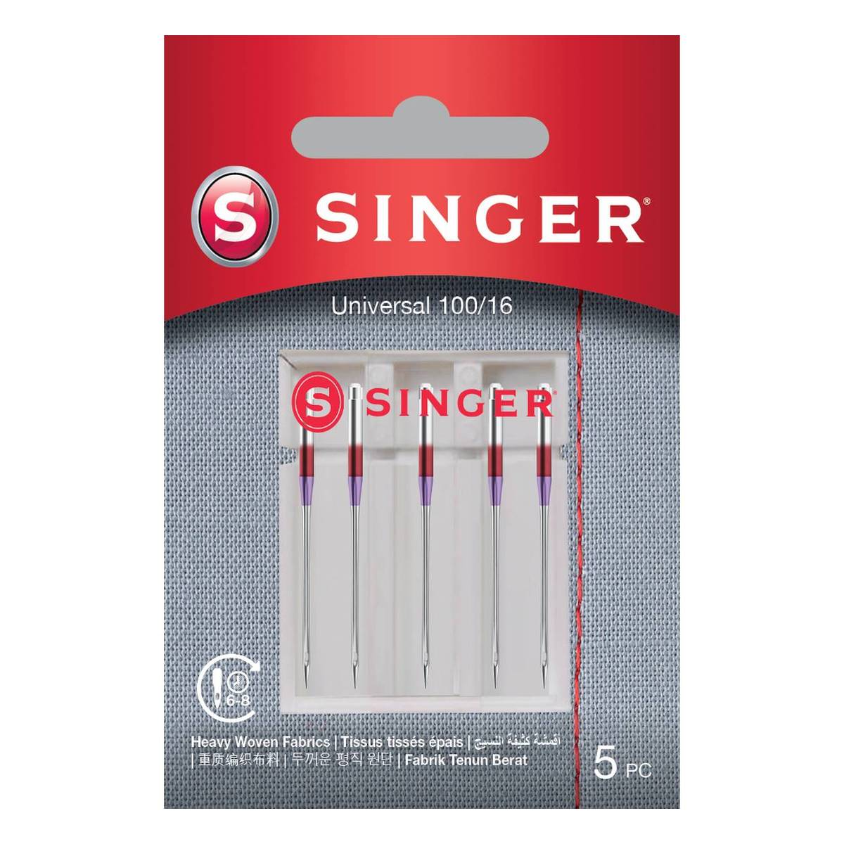 Singer Machine Needles Size 100 5 Pack Hobbycraft