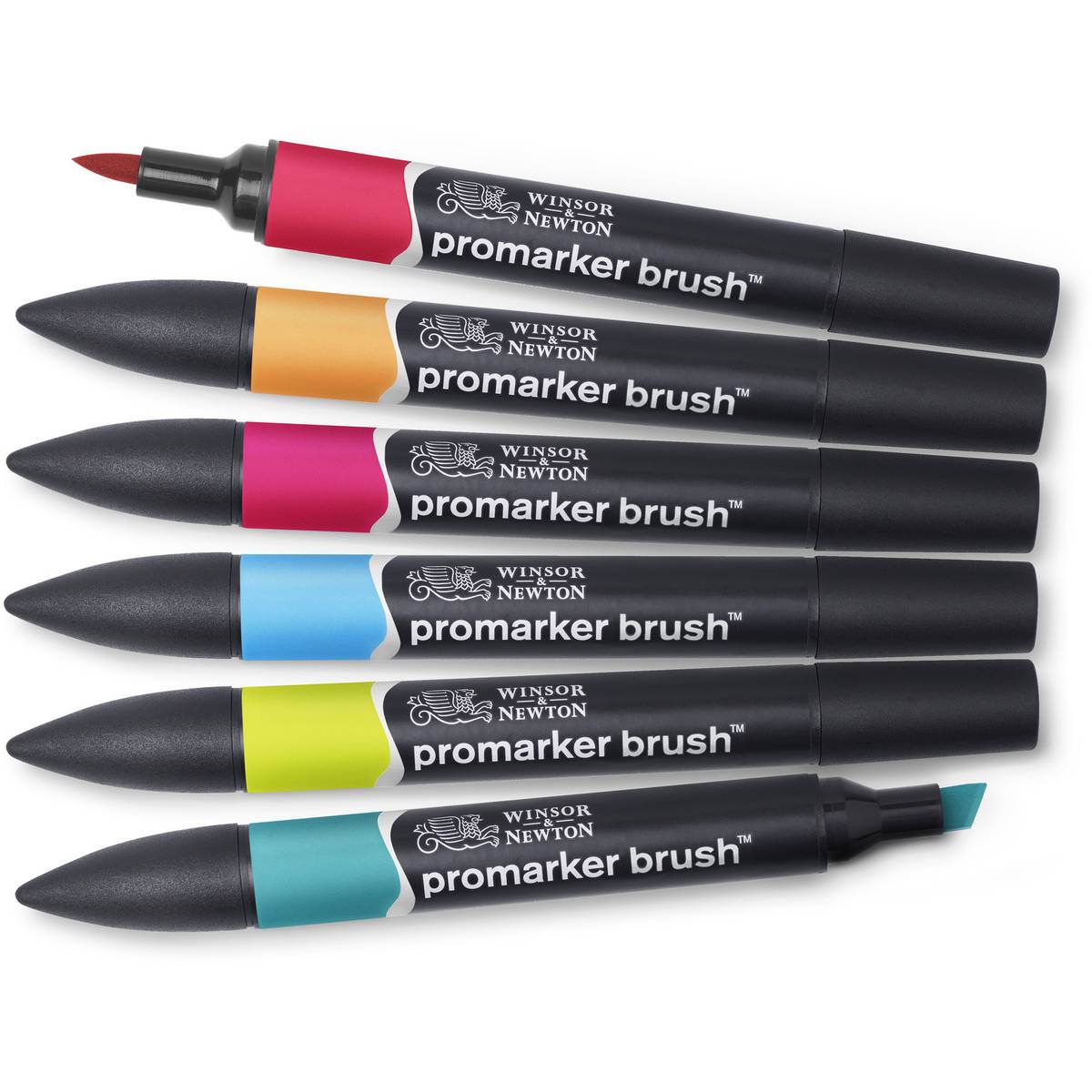 Winsor & Newton Mid Tone Promarker Brush 6 Pack Hobbycraft