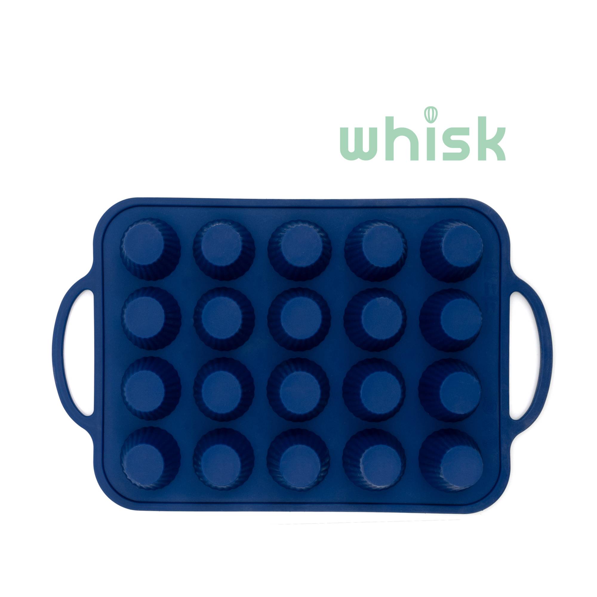 Whisk Mini Muffin Wireframed Silicone Bakeware 20 Wells