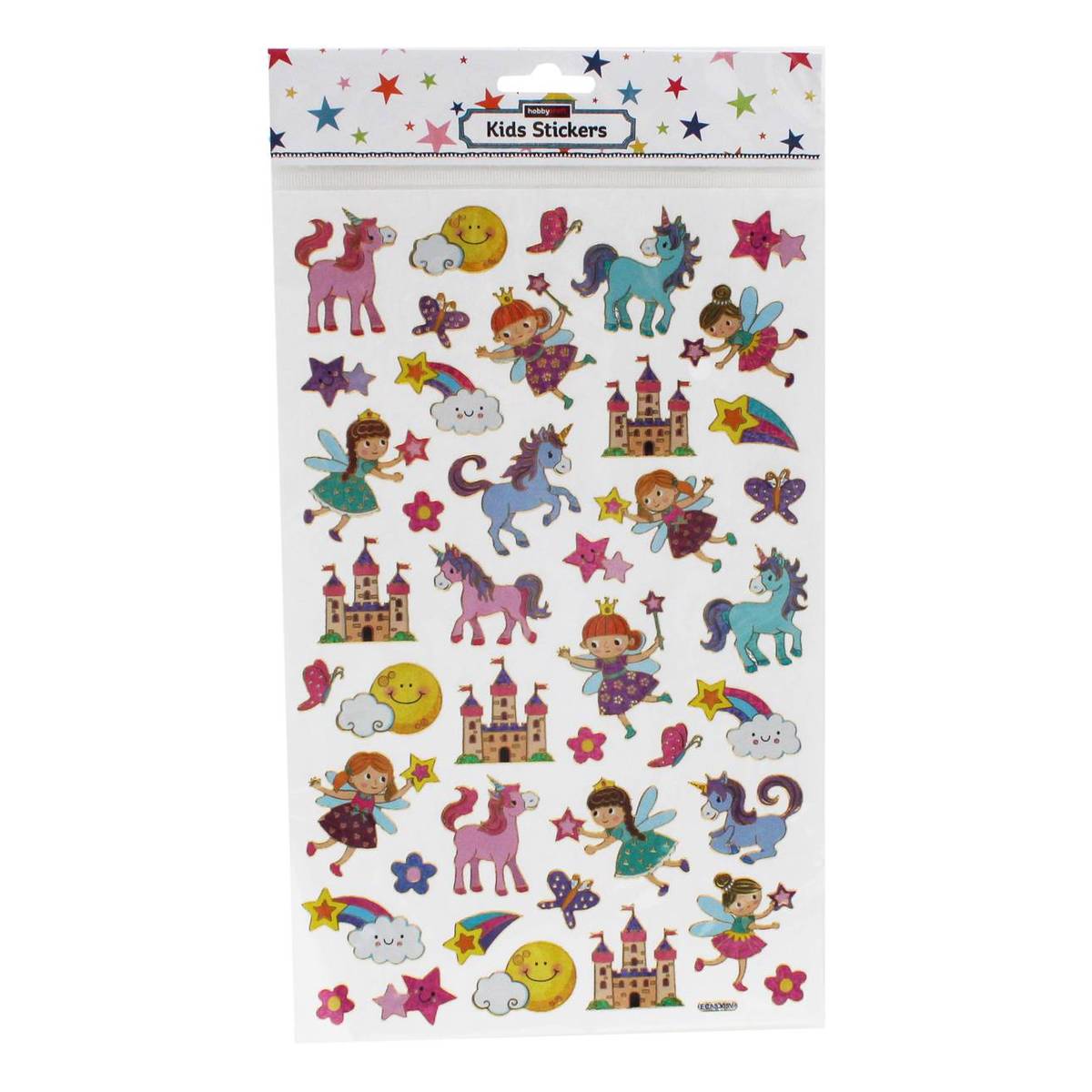 Large Unicorn Laser Stickers Set Hobbycraft