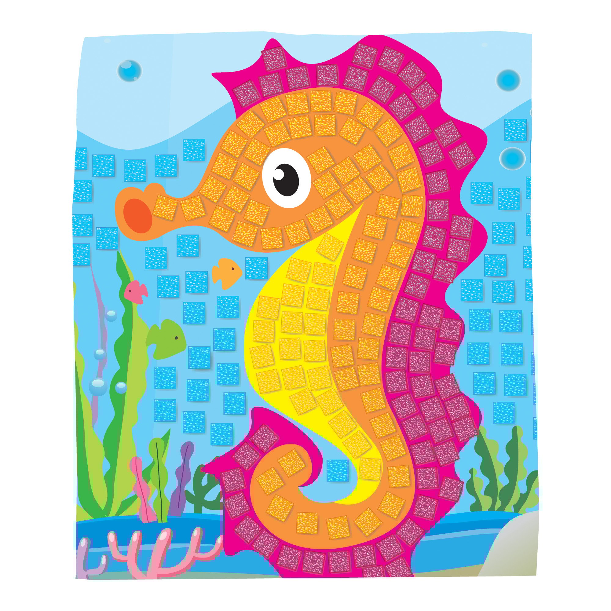 Foam Mosaic Art Seahorse Hobbycraft