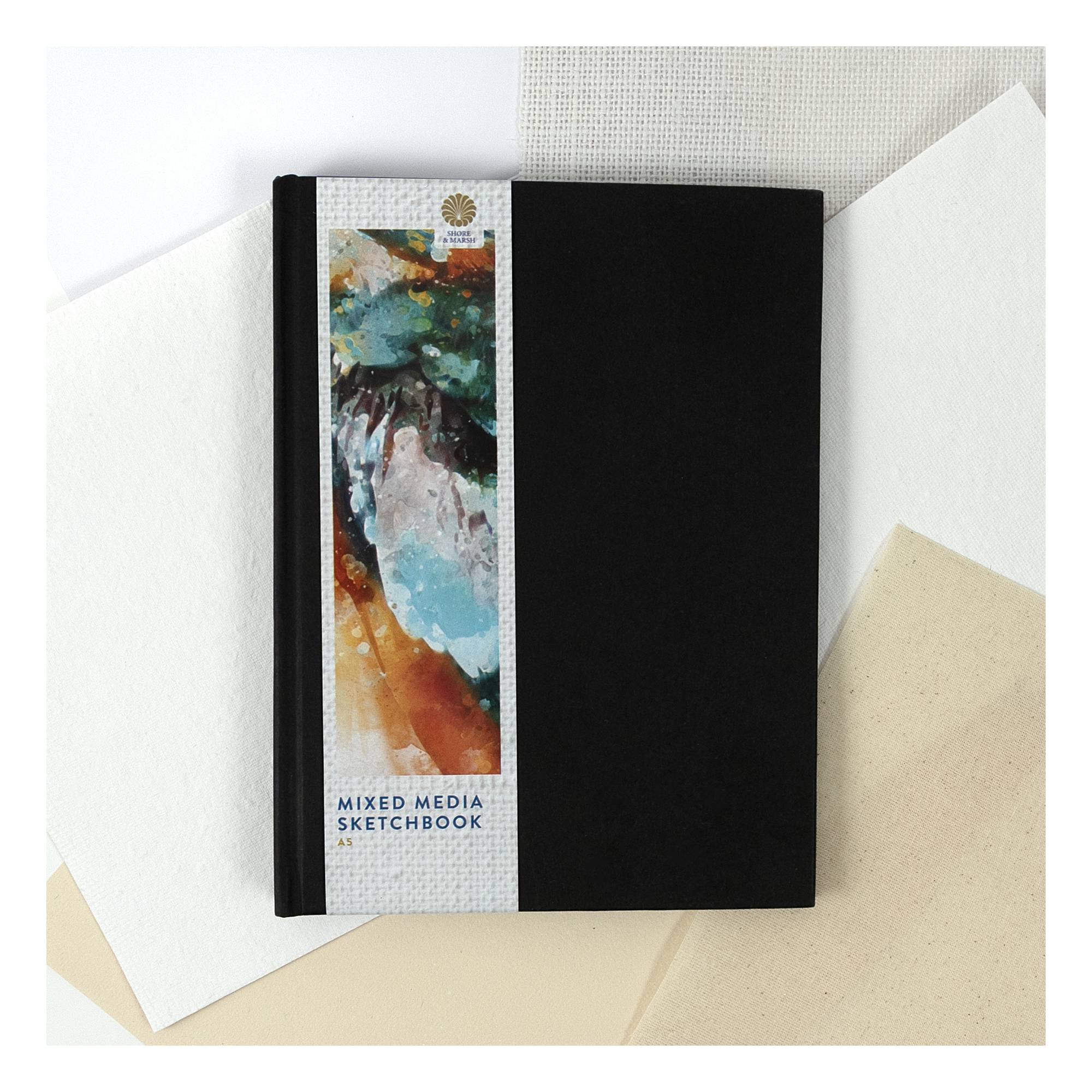 Shore & Marsh Mixed Media Sketchbook A5 Hobbycraft