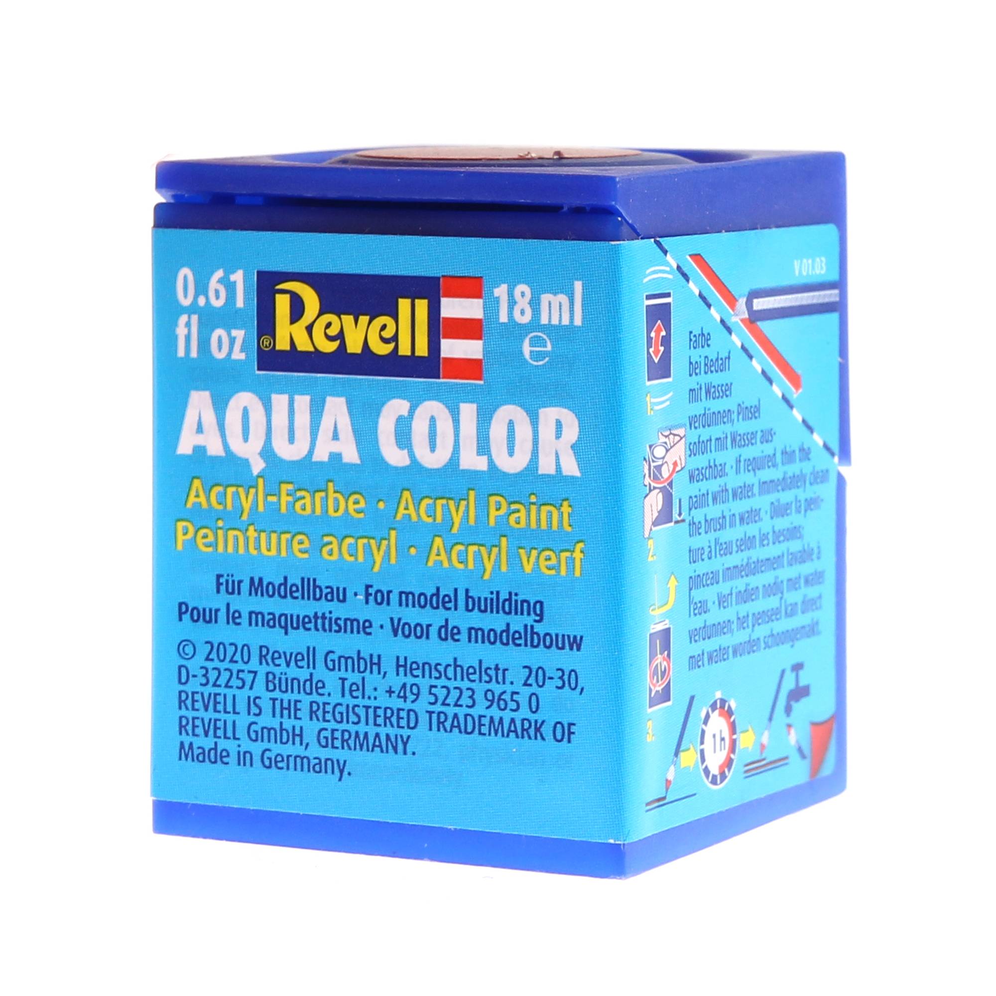  Revell 18ml Aqua Color Acrylic Paint (Aluminium Metallic  Finish) : Arts, Crafts & Sewing