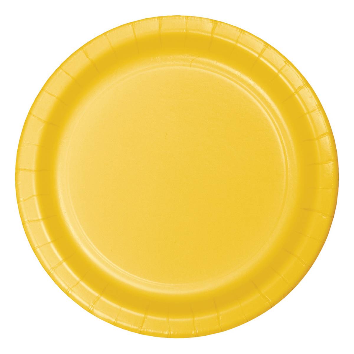 Yellow Paper Plates 8 Pack Hobbycraft