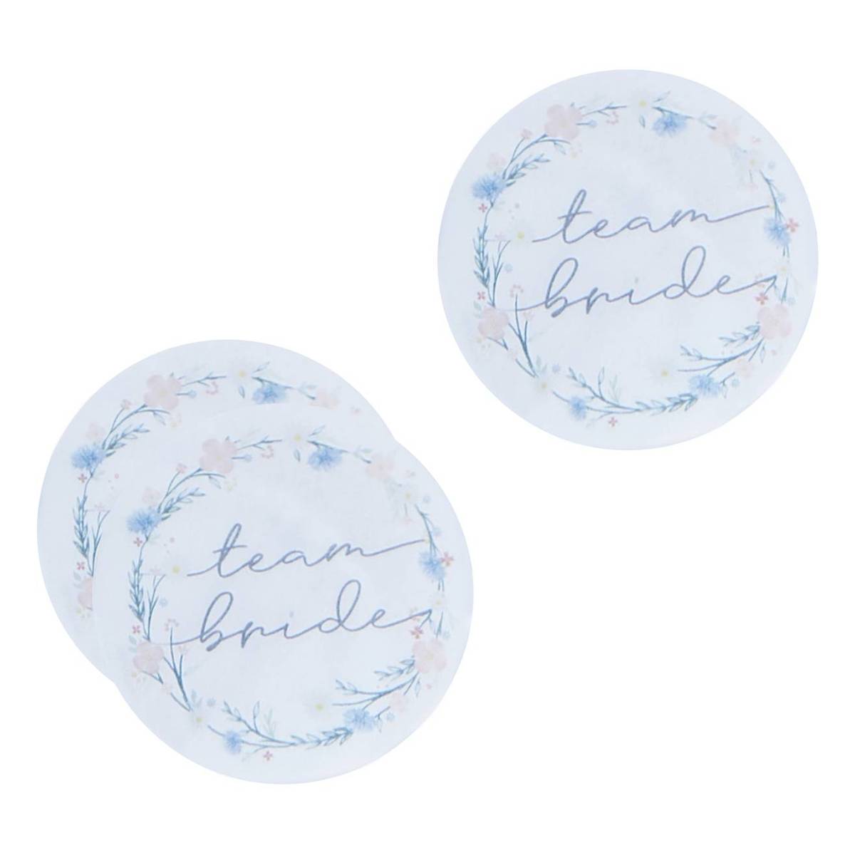 Ginger Ray Team Bride Edible Drink Toppers 10 Pack Hobbycraft