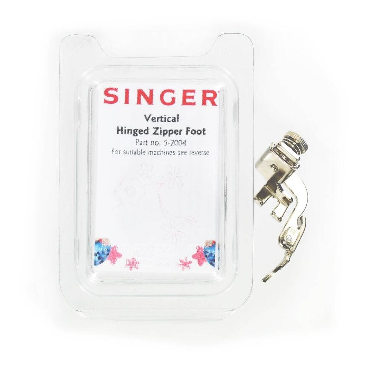 Singer Hinged Zipper Foot Hobbycraft