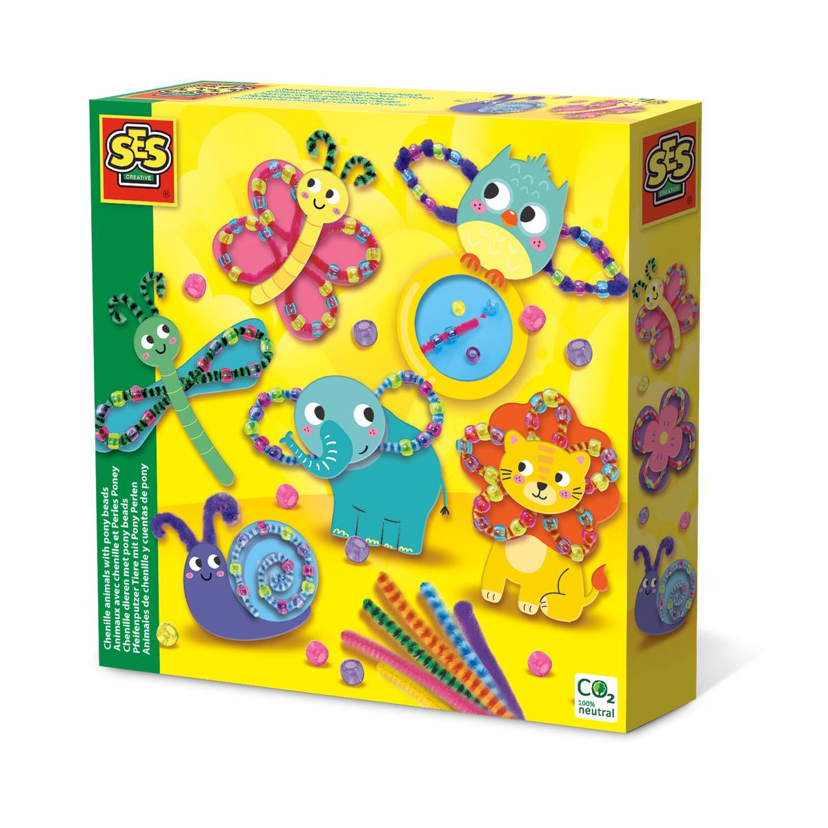 SES Creative Pipe Cleaner Animals with Pony Beads Hobbycraft