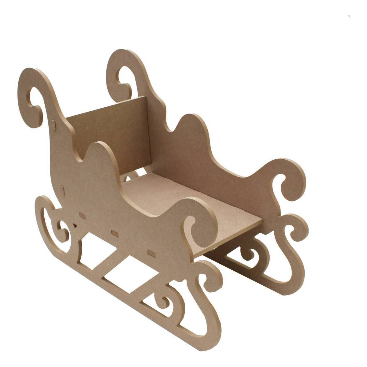 Wooden Sleigh 55cm Hobbycraft