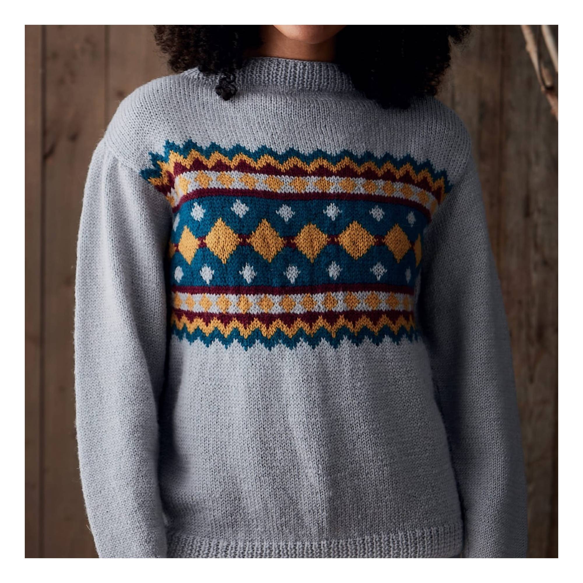 Knitcraft Unisex Fair Isle Sweater Digital Pattern 0232 | Hobbycraft
