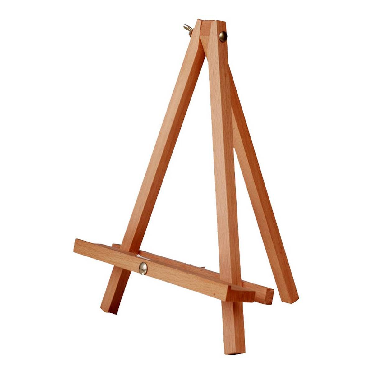 7.9 Mini Wooden Easel Stand, 2 Pack Table Use Triangle Holder, Wood Color